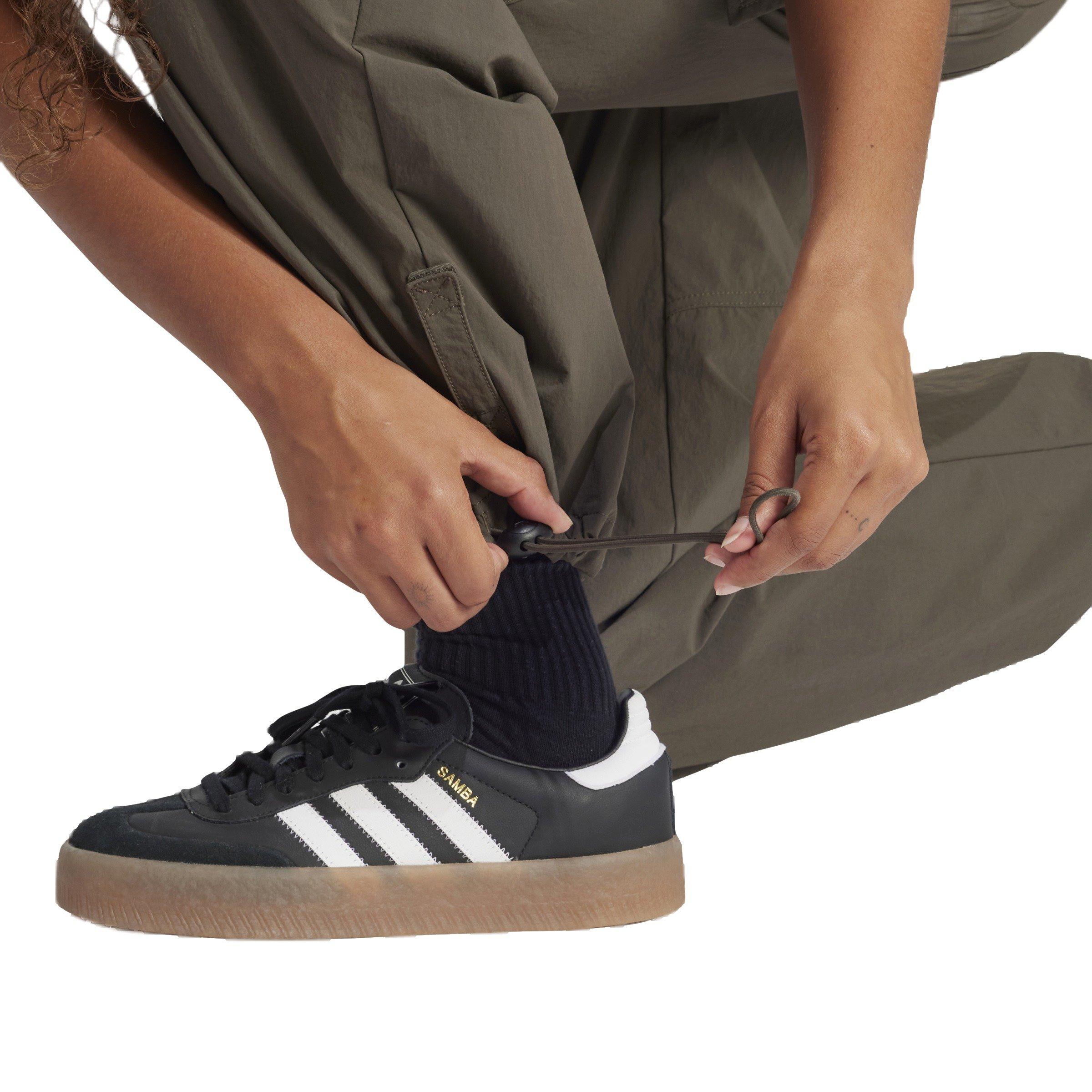 adidas Originals Women's Premium Essentials Cargo Tracksuit Bottoms -Green - GREEN Thumbnail View 4