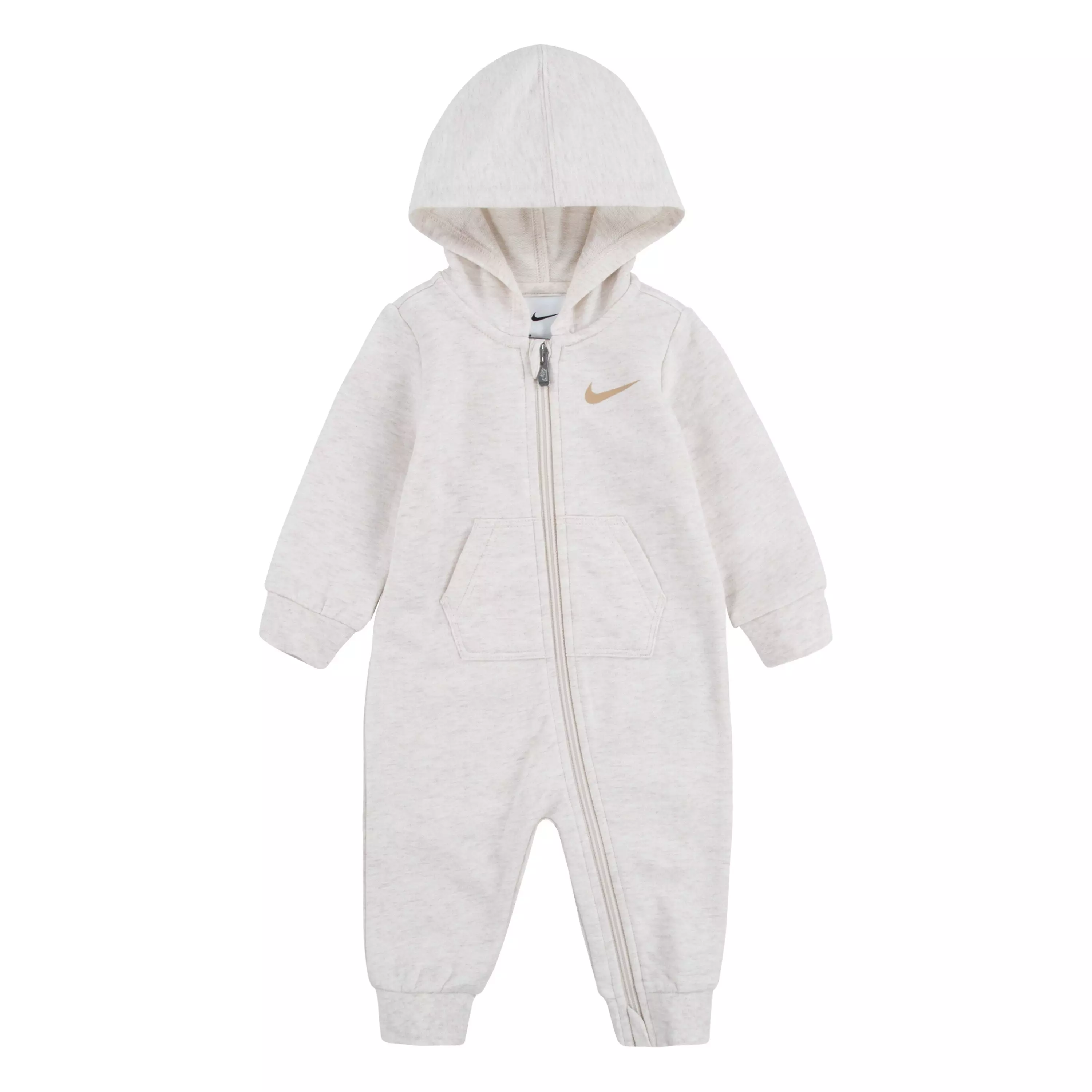 Nike Infant Boys' Essentials Hooded Coverall - Ivory - IVORY