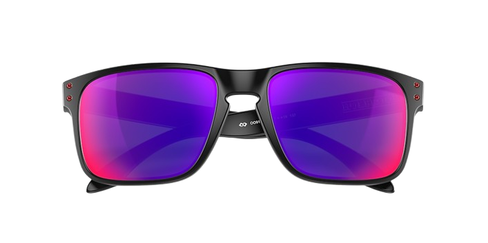 Oakley Holbrook Sunglasses - Black/Red Iridium - AS SHOWN Thumbnail View 2