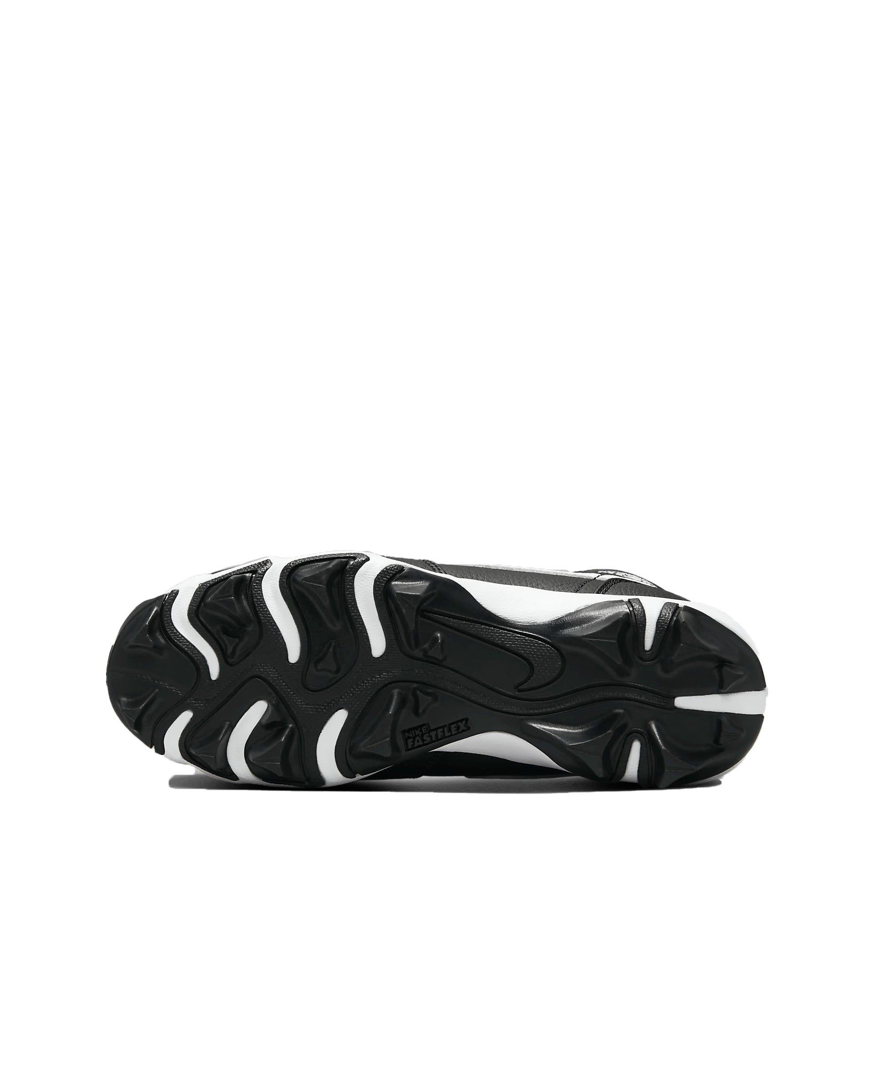 Jordan 1 Mid Grade School Boys'"Black/White" Football Cleat