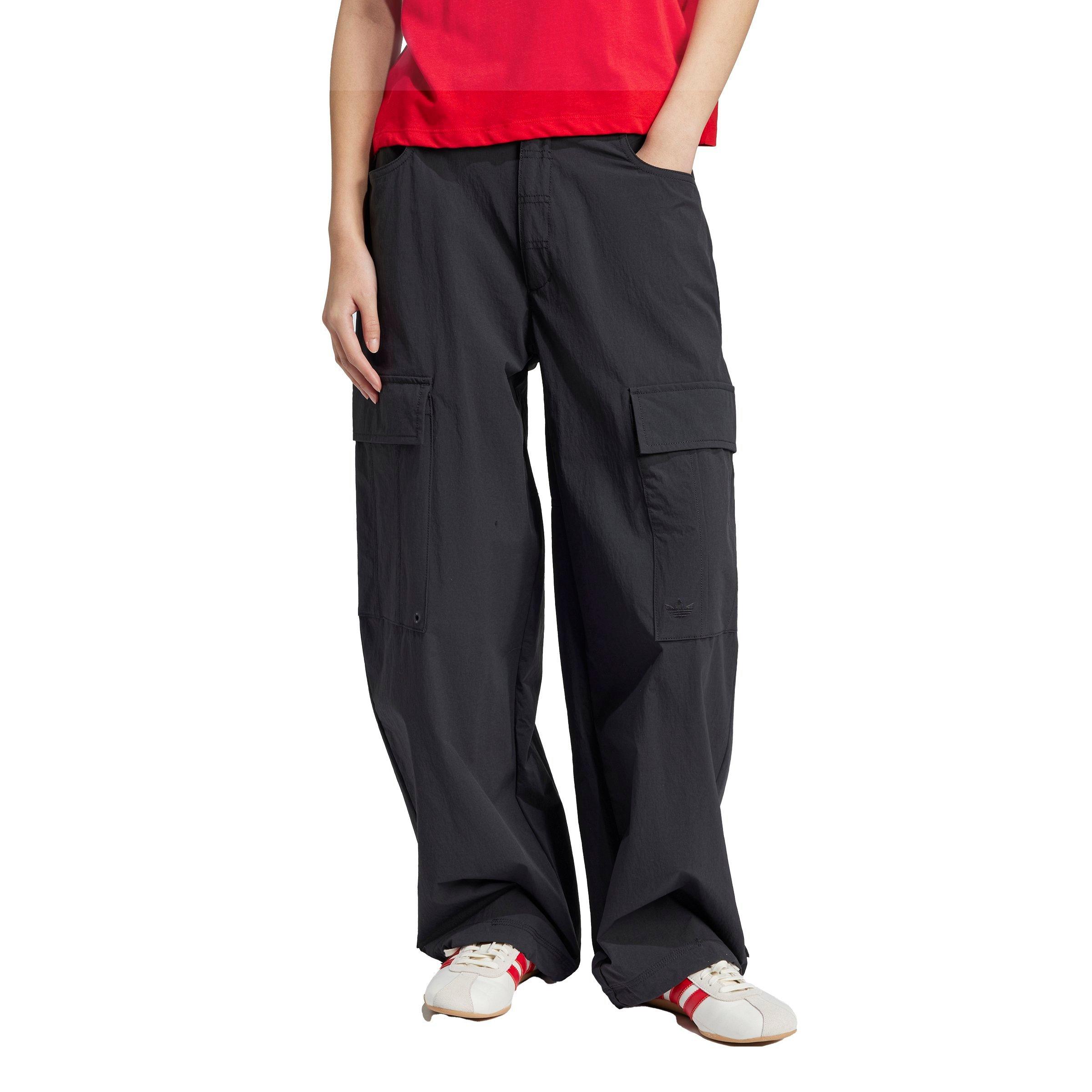 adidas Originals Women's Premium Essentials Cargo Tracksuit Bottoms -Black - BLACK Thumbnail View 1