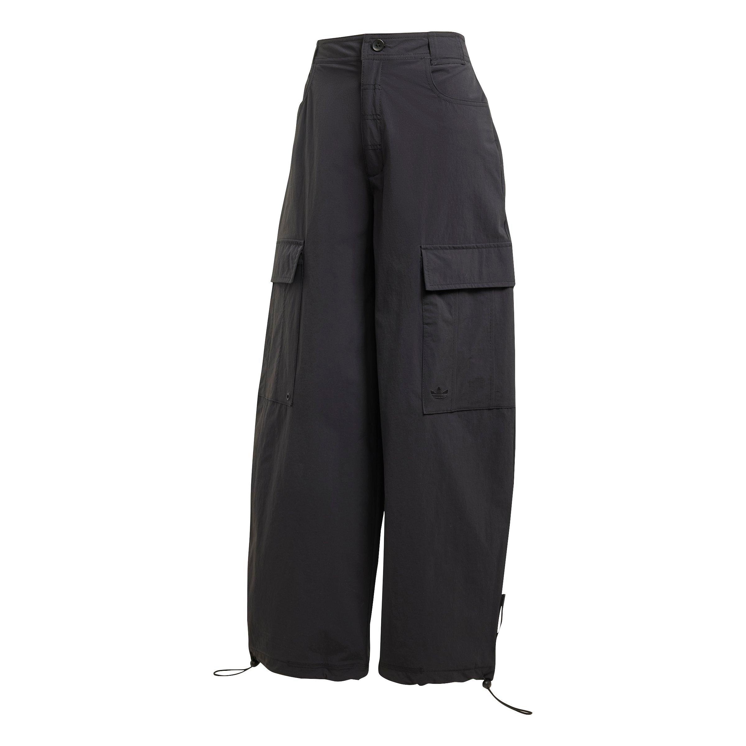 adidas Originals Women's Premium Essentials Cargo Tracksuit Bottoms -Black - BLACK Thumbnail View 6