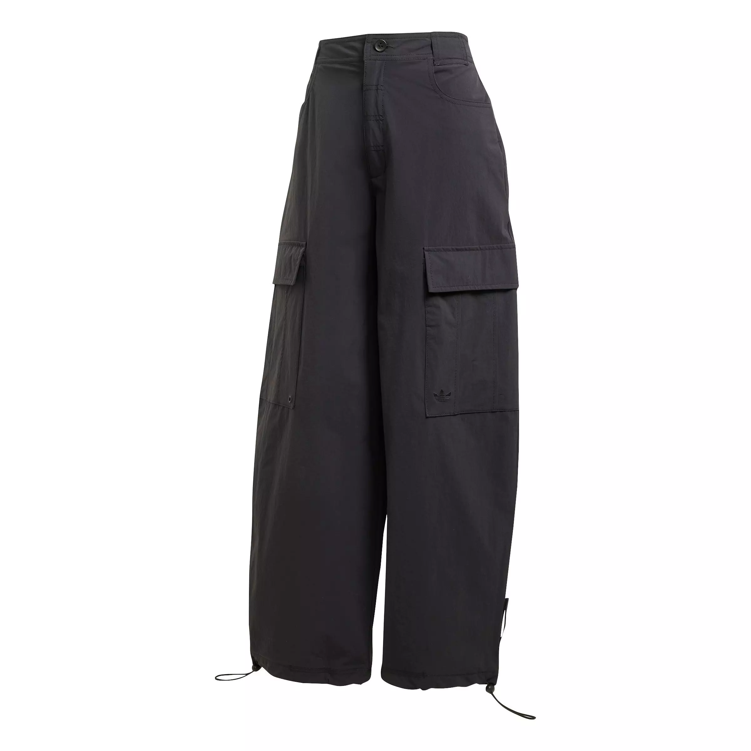 adidas Originals Women's Premium Essentials Cargo Tracksuit Bottoms -Black - BLACK