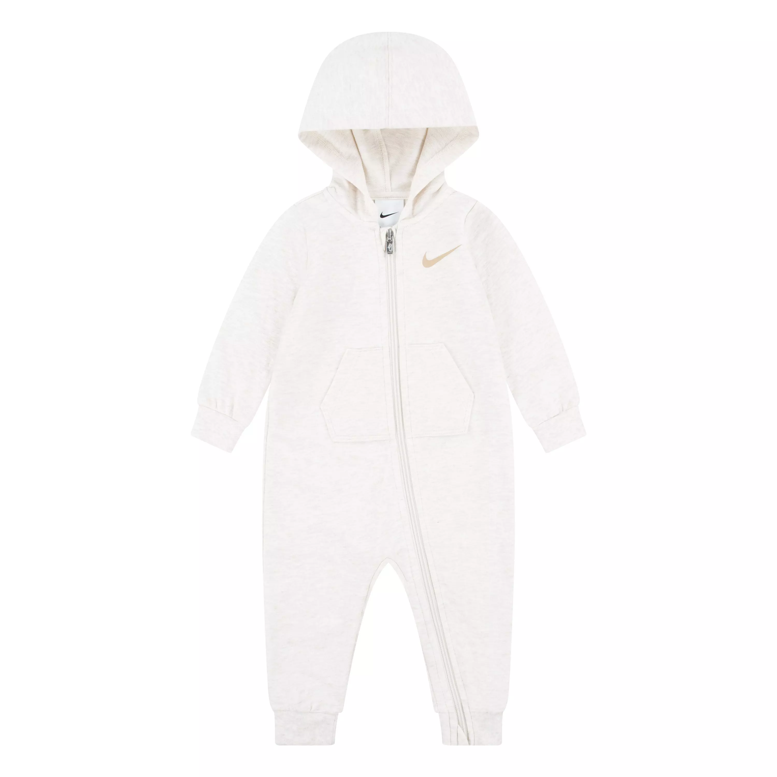 Nike Toddler Boys' Essentials Hooded Coverall - Ivory - IVORY