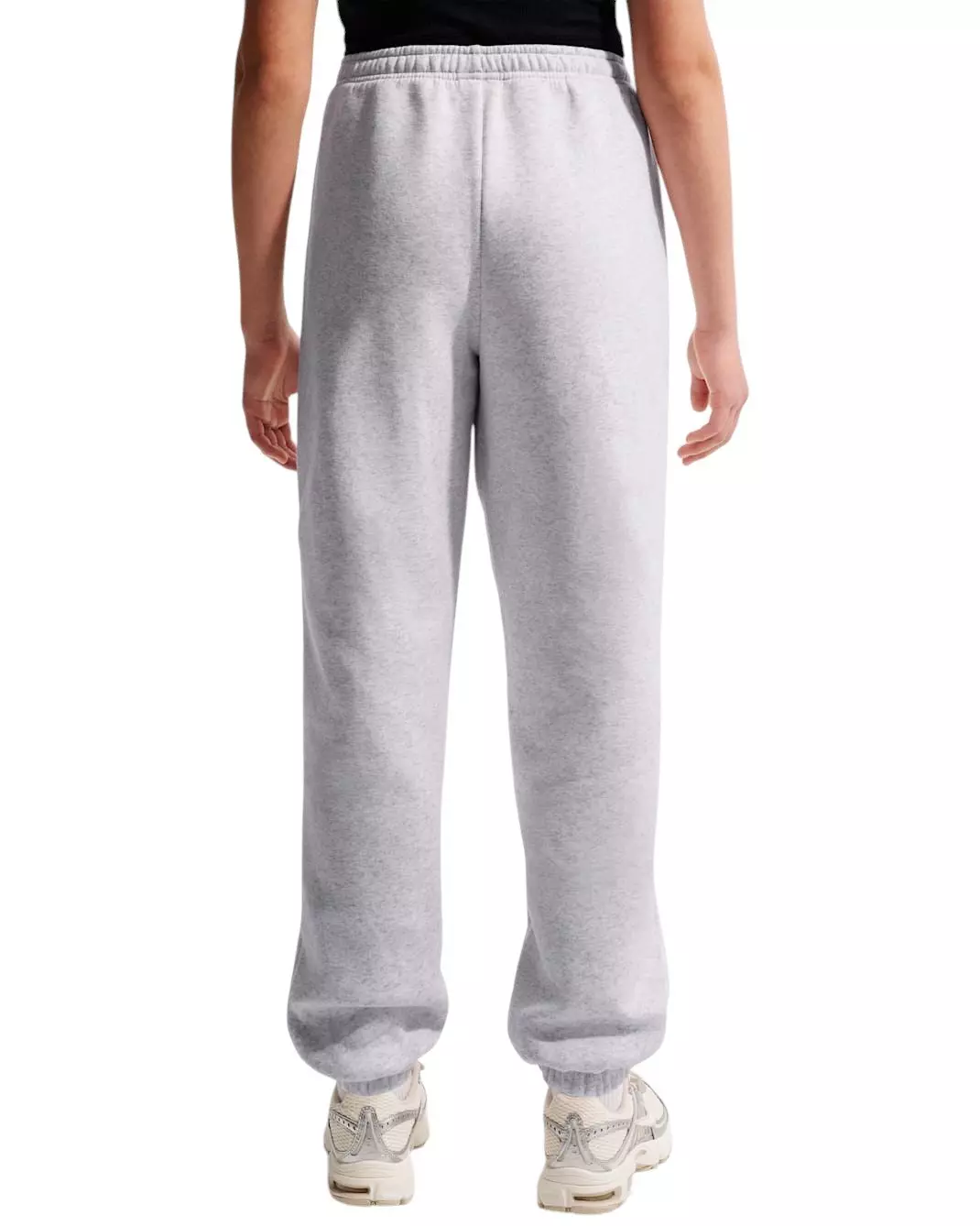 Nike Big Girls' Sportswear Studio Fleece Loose Pants - Birch Heather - BIRCH HEATHER