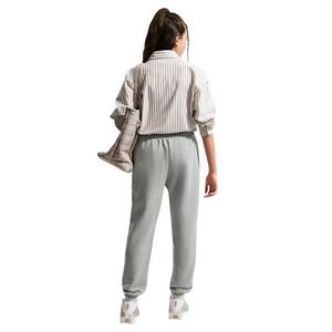 Nike Big Girls' Sportswear Studio Fleece Loose Pants - Grey