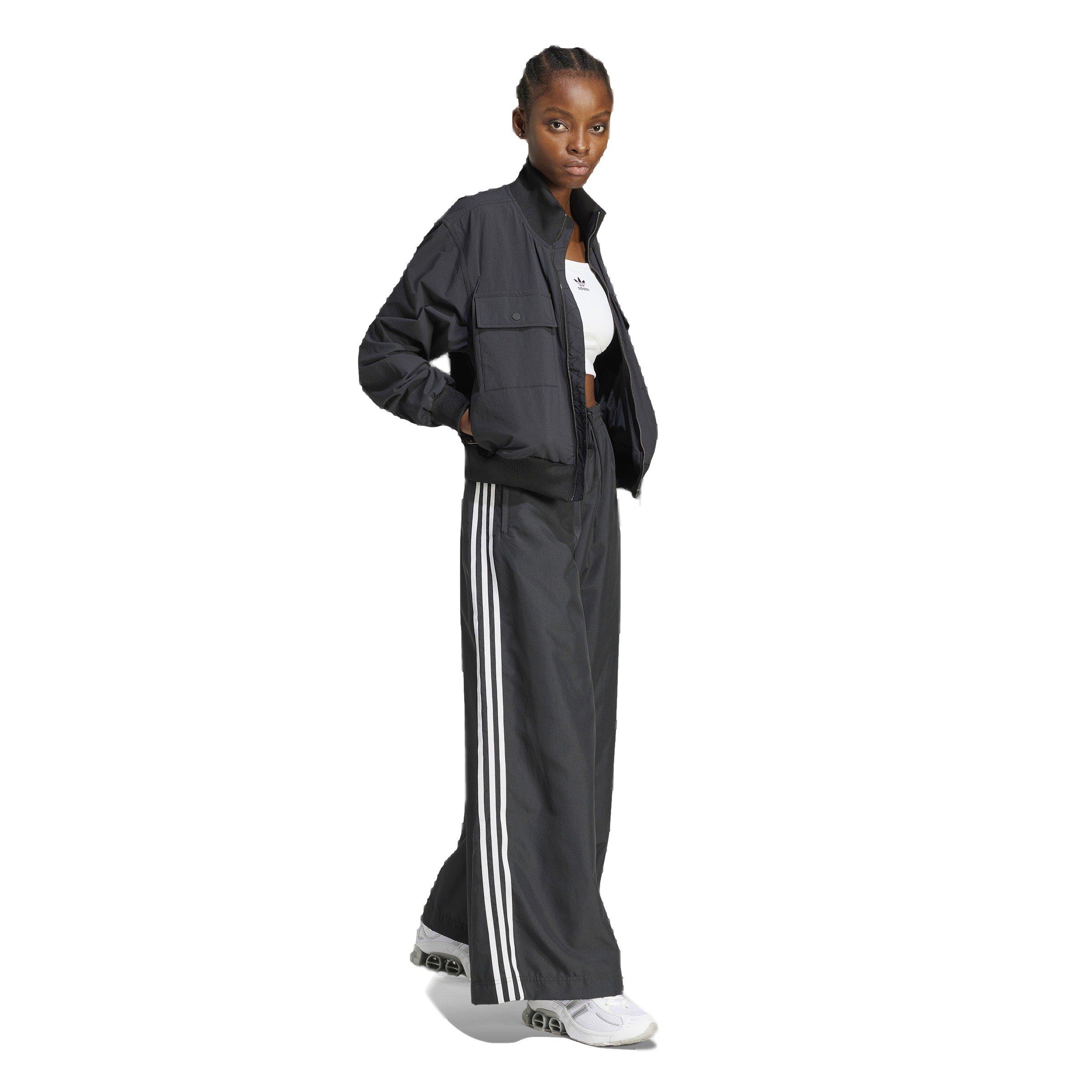 adidas Originals Women's Premium Essentials Woven Jacket -Black - BLACK Thumbnail View 5