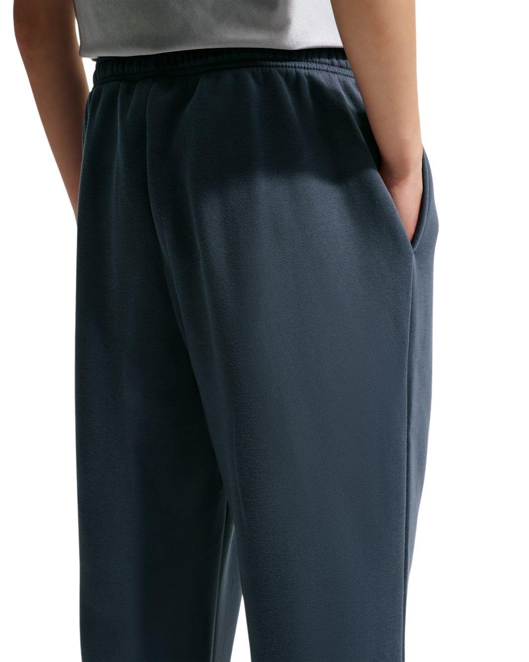 Nike Big Girls' Sportswear Studio Fleece Loose Pants - Blue - BLUE Thumbnail View 4