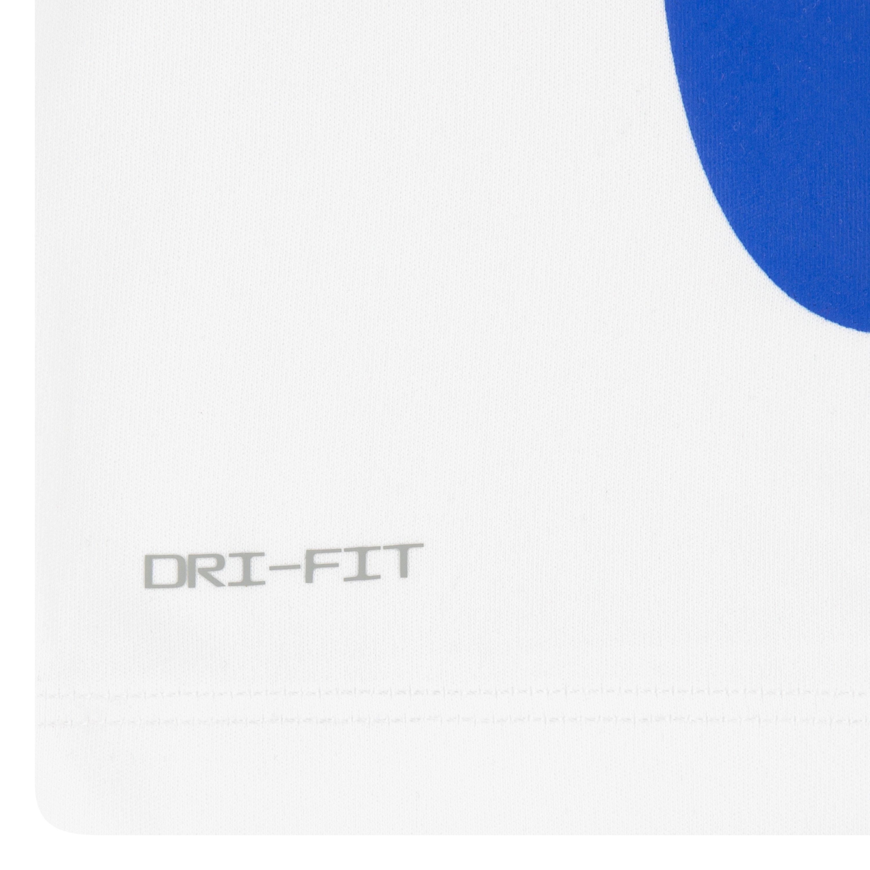 Nike Infant Boys' Dri-FIT Futura Mesh 2-Piece Short Set - White/Royal - WHITE/ROYAL Thumbnail View 6