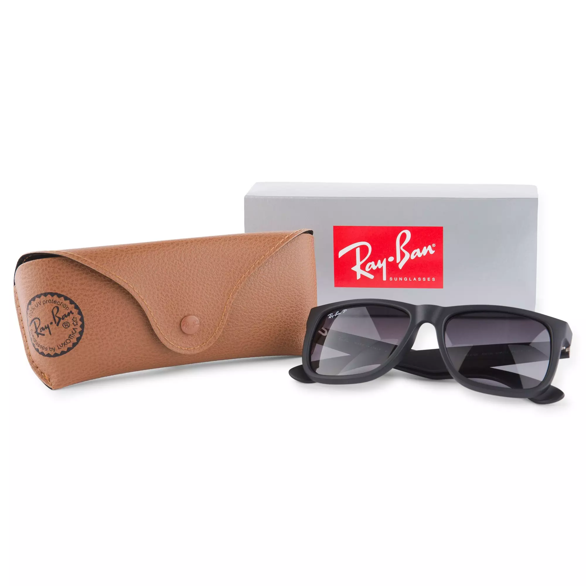 Ray-Ban RB4165 54 JUSTIN GRADIENT Sunglasses - BLACK