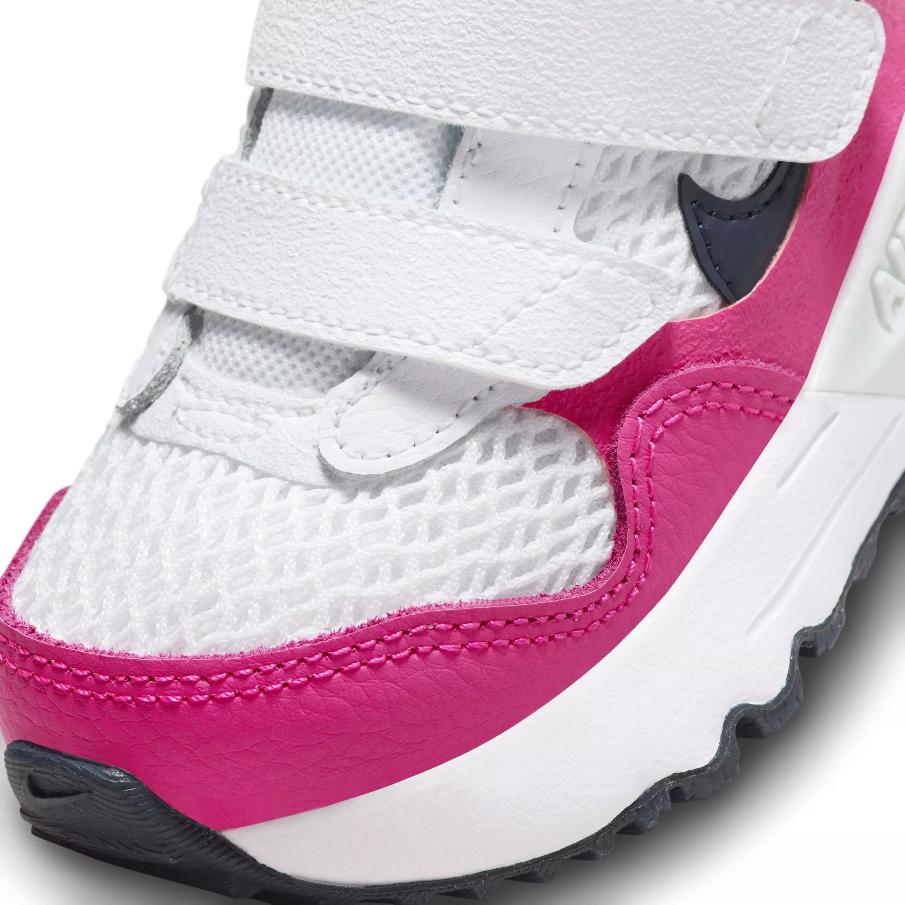 Nike Air Max SYSTM "White/Fierce Pink/Pure Platinum/Obsidian" Infant Girls' Shoe - WHITE/PINK/PLATINUM/OBSIDIAN