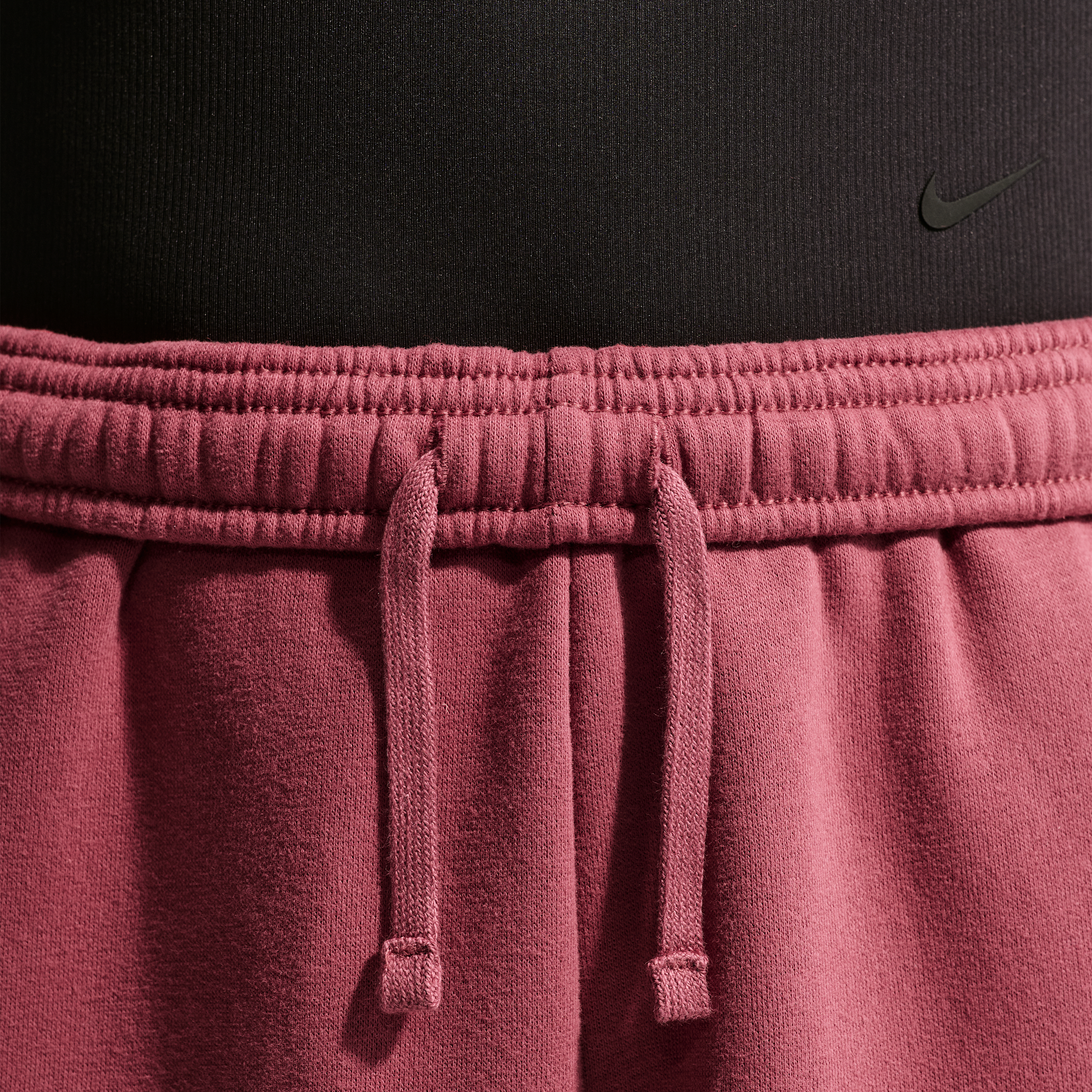 Nike Sportswear Studio Fleece Big Girls' Pink Smoke Loose Pants