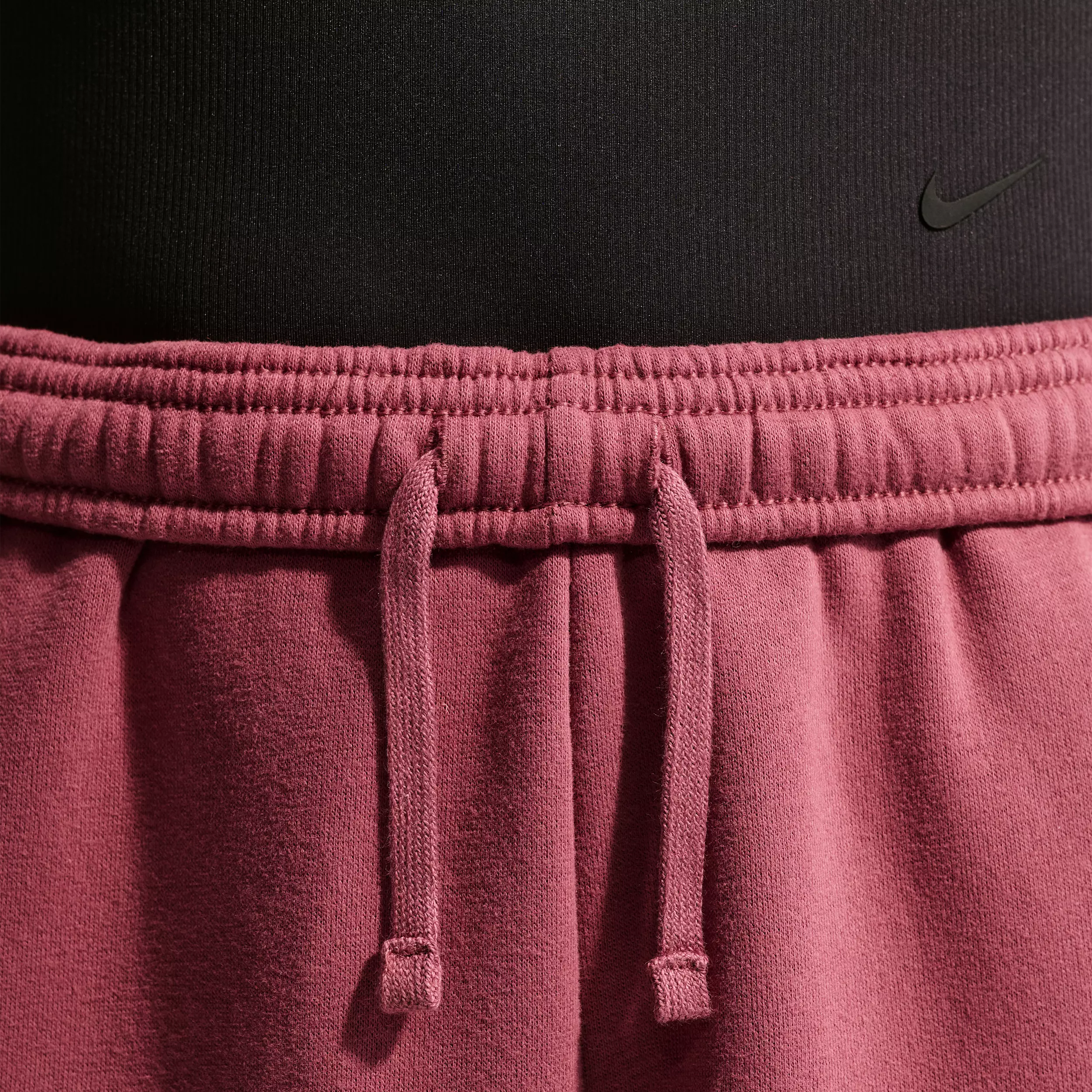 Nike Big Girls' Sportswear Studio Fleece Loose Pants - Pink Smoke - PINK SMOKE