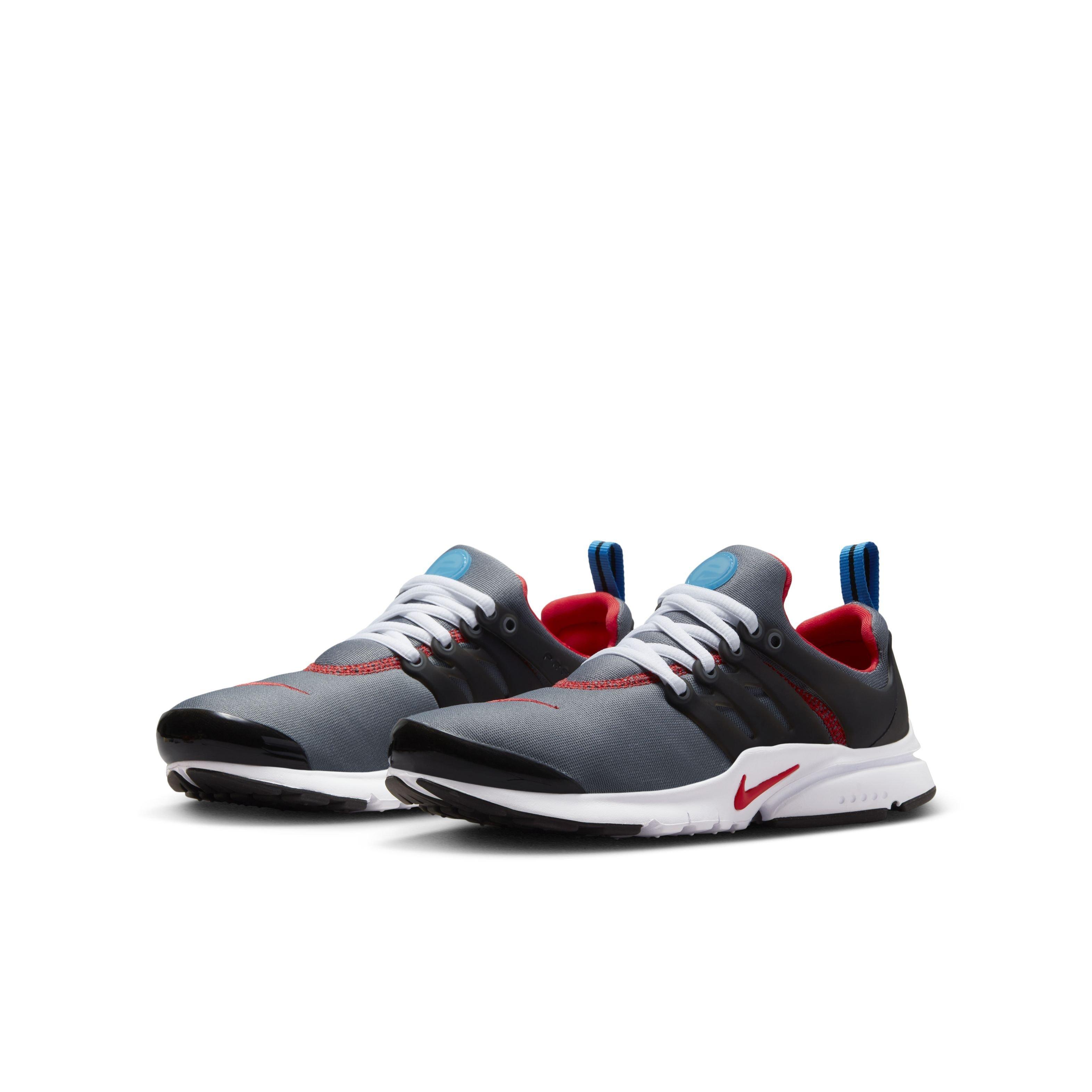 Nike Presto Grade School Boys' "Cool Grey/Black/White/Light Crimson" Shoe