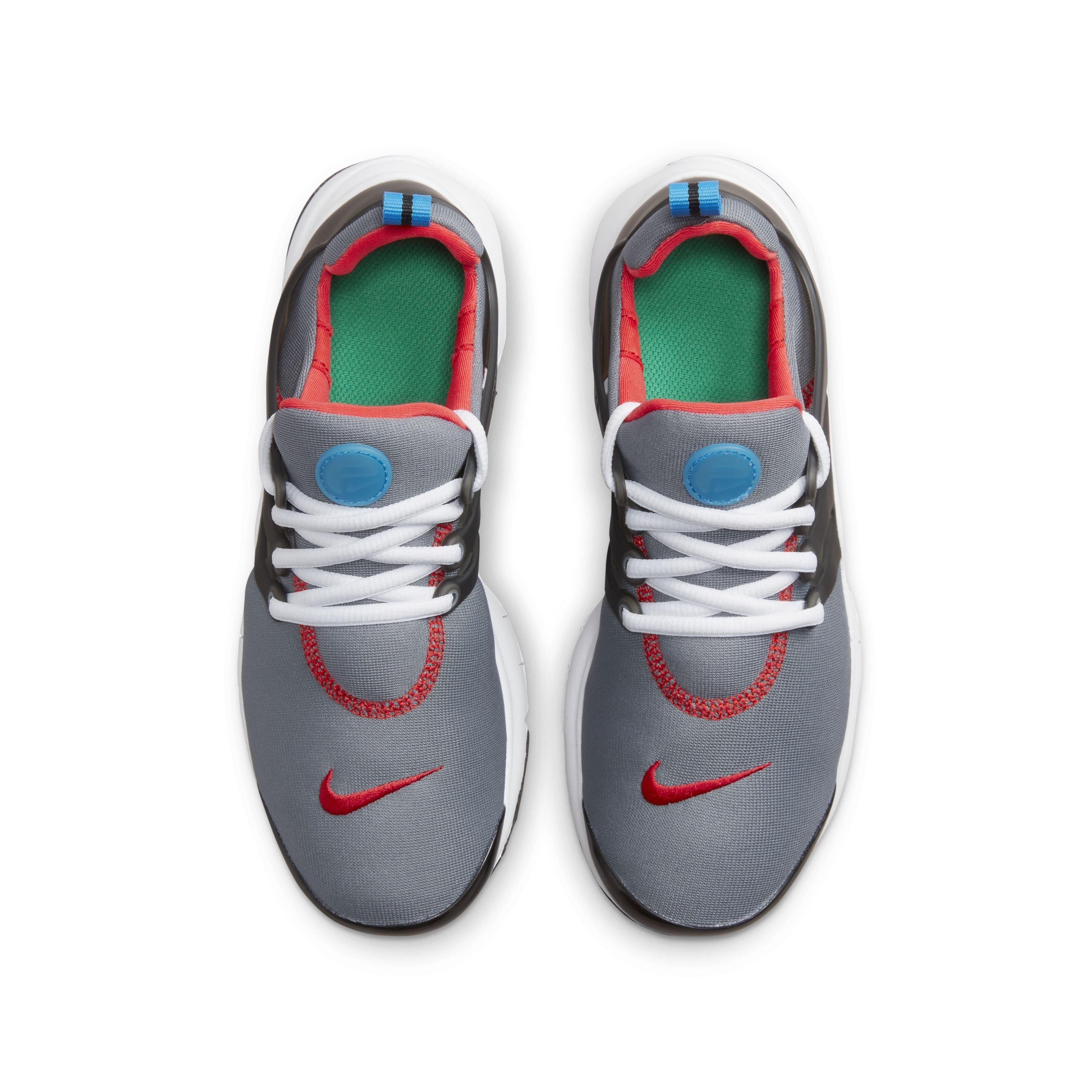 Nike Presto Grade School Boys' "Cool Grey/Black/White/Light Crimson" Shoe