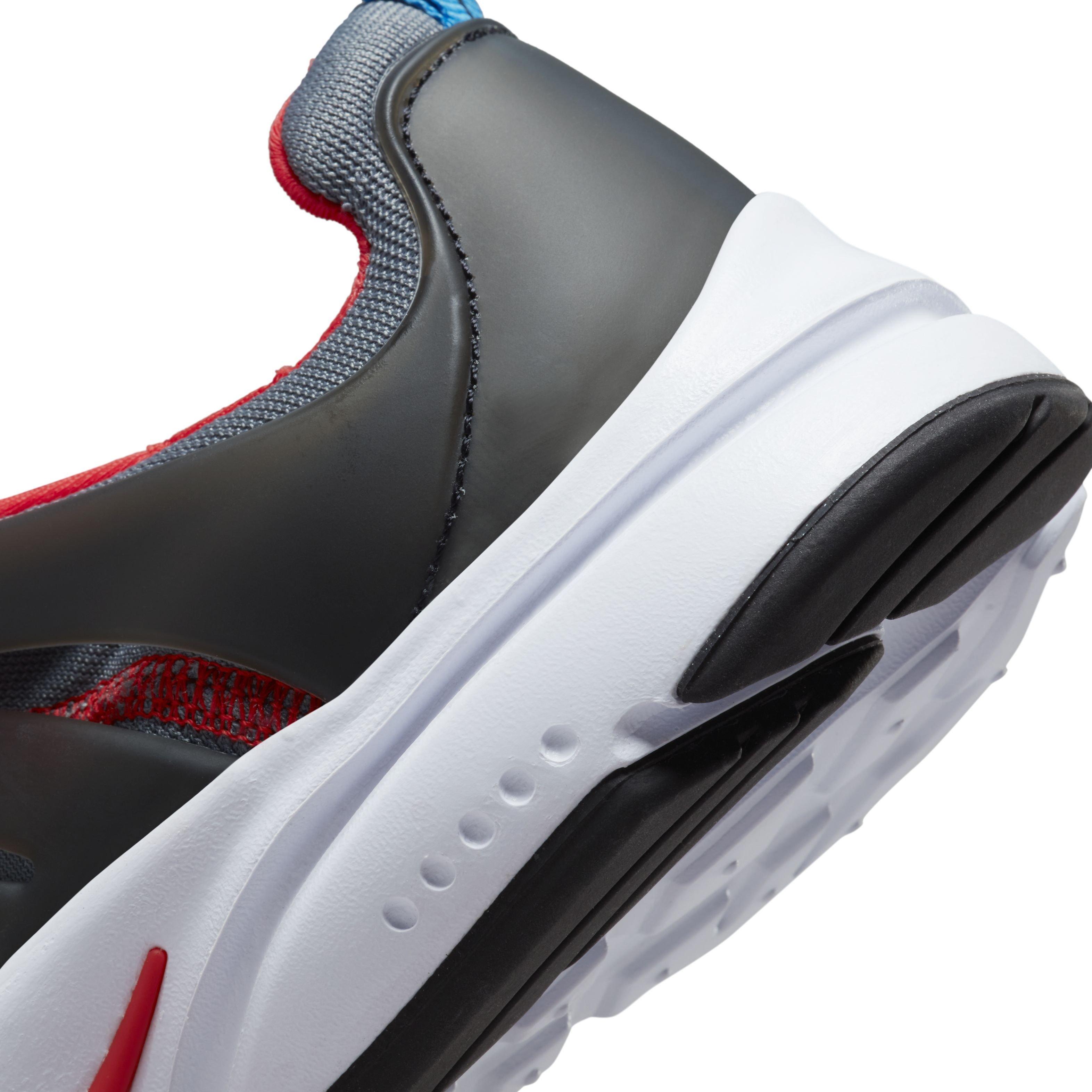 Nike Presto Grade School Boys' "Cool Grey/Black/White/Light Crimson" Shoe