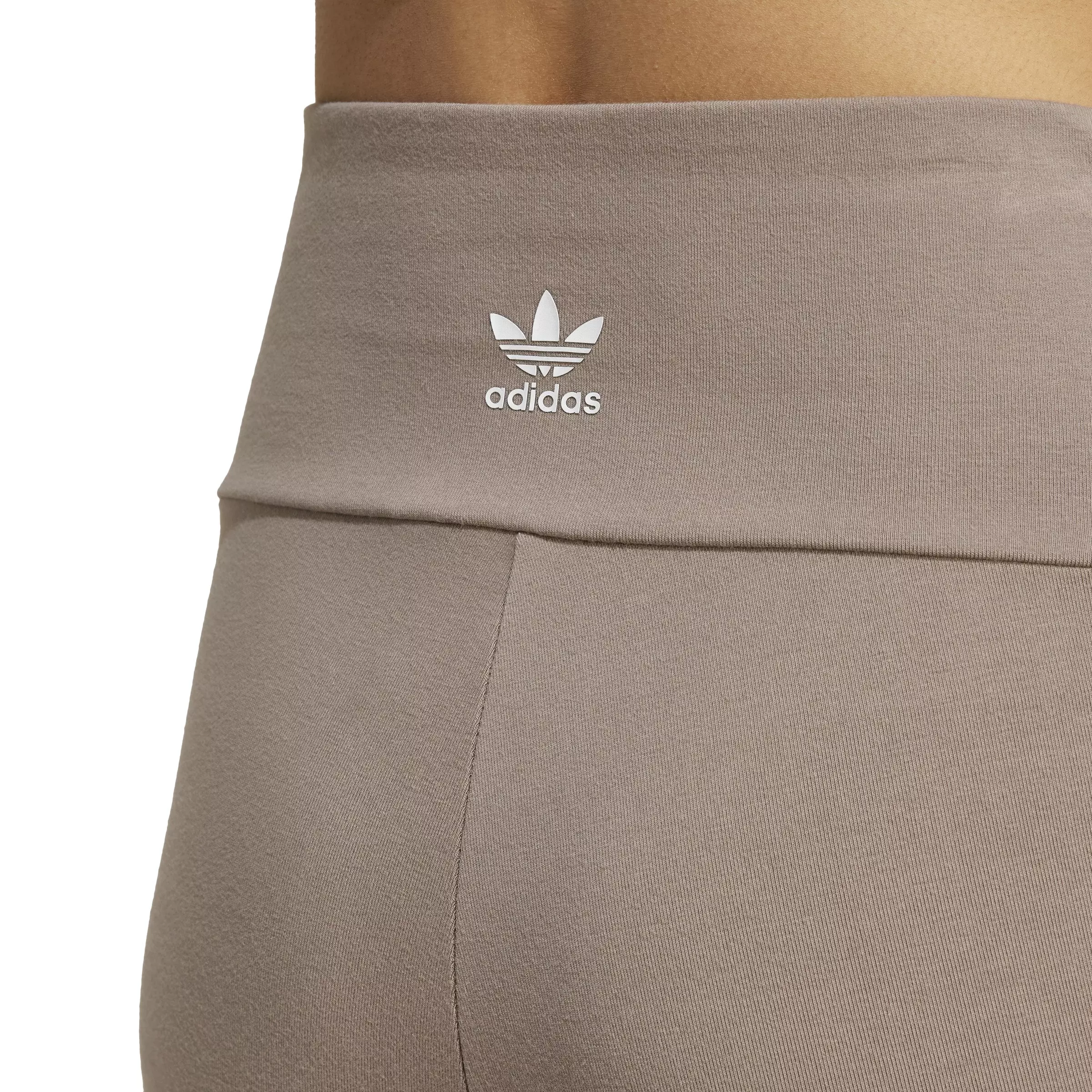 adidas Originals Women's adicolor 3-Stripes Leggings -Brown - BROWN