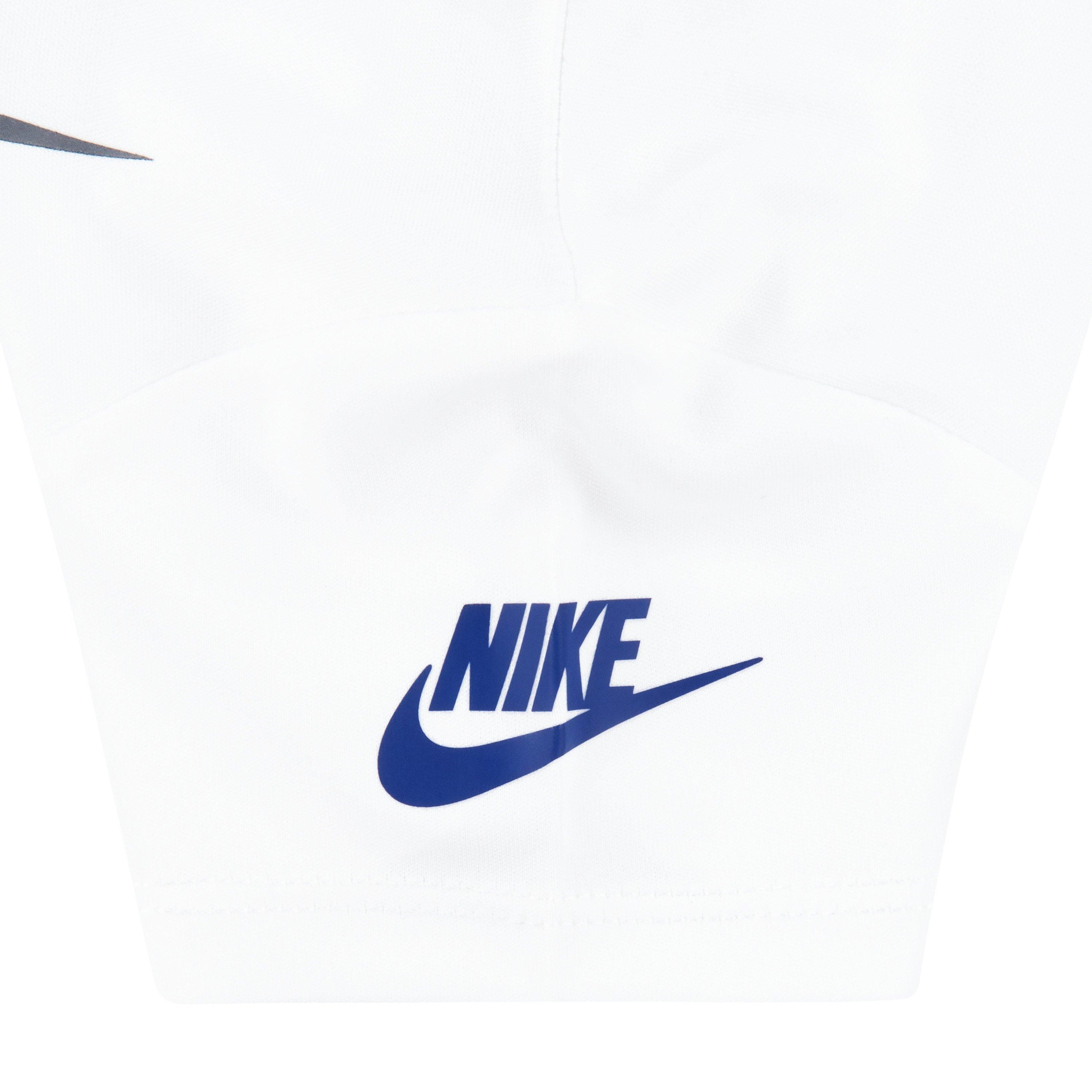 Nike Infant Boys' Dri-FIT Futura Mesh 2-Piece Short Set - White/Navy - WHITE/NAVY Thumbnail View 5