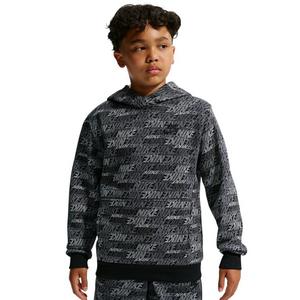 Nike Big Kids' Sportswear Club Fleece Pullover Hoodie - Black