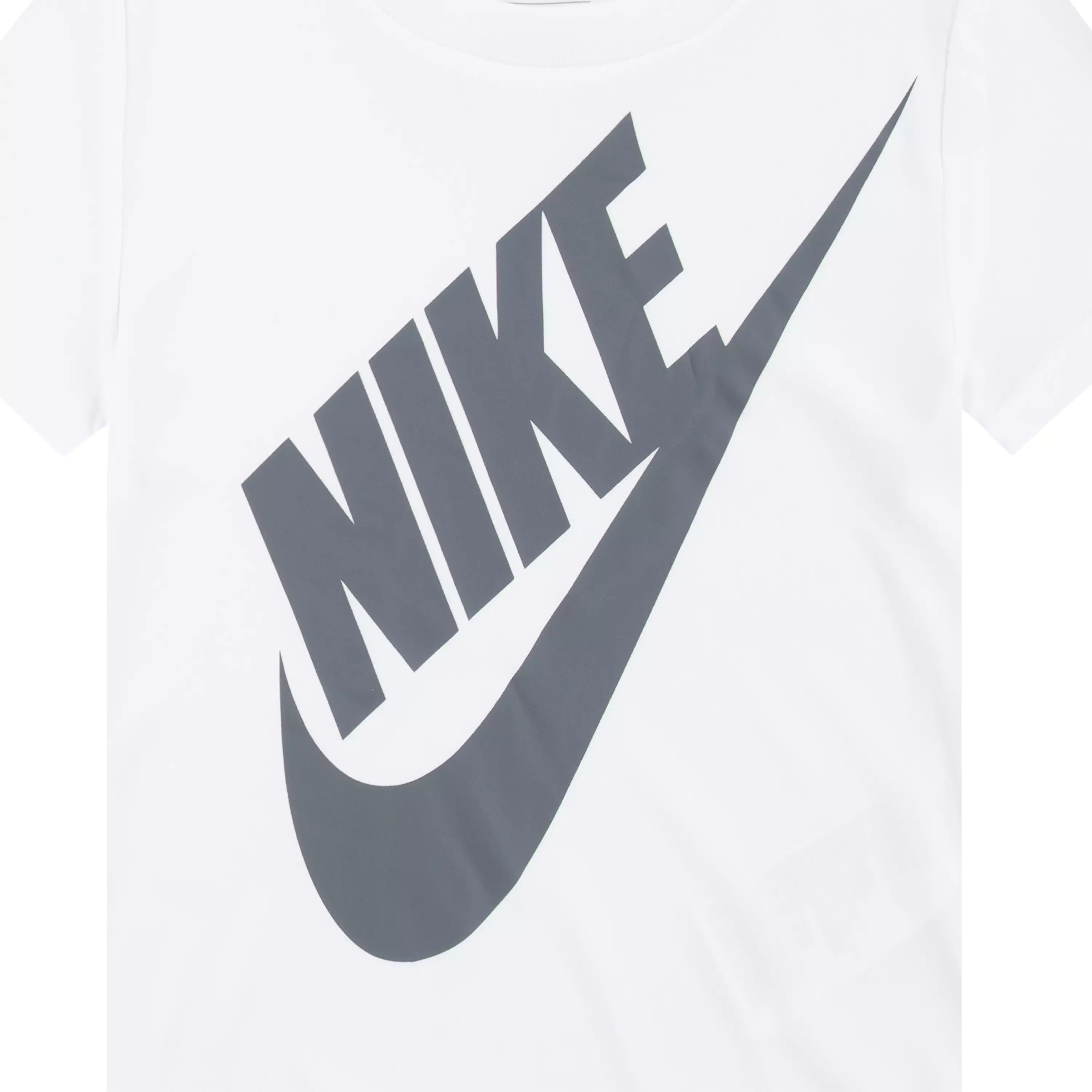 Nike Toddler Boys' Dri-FIT Futura Mesh 2-Piece Short Set - White/Navy - WHITE/NAVY