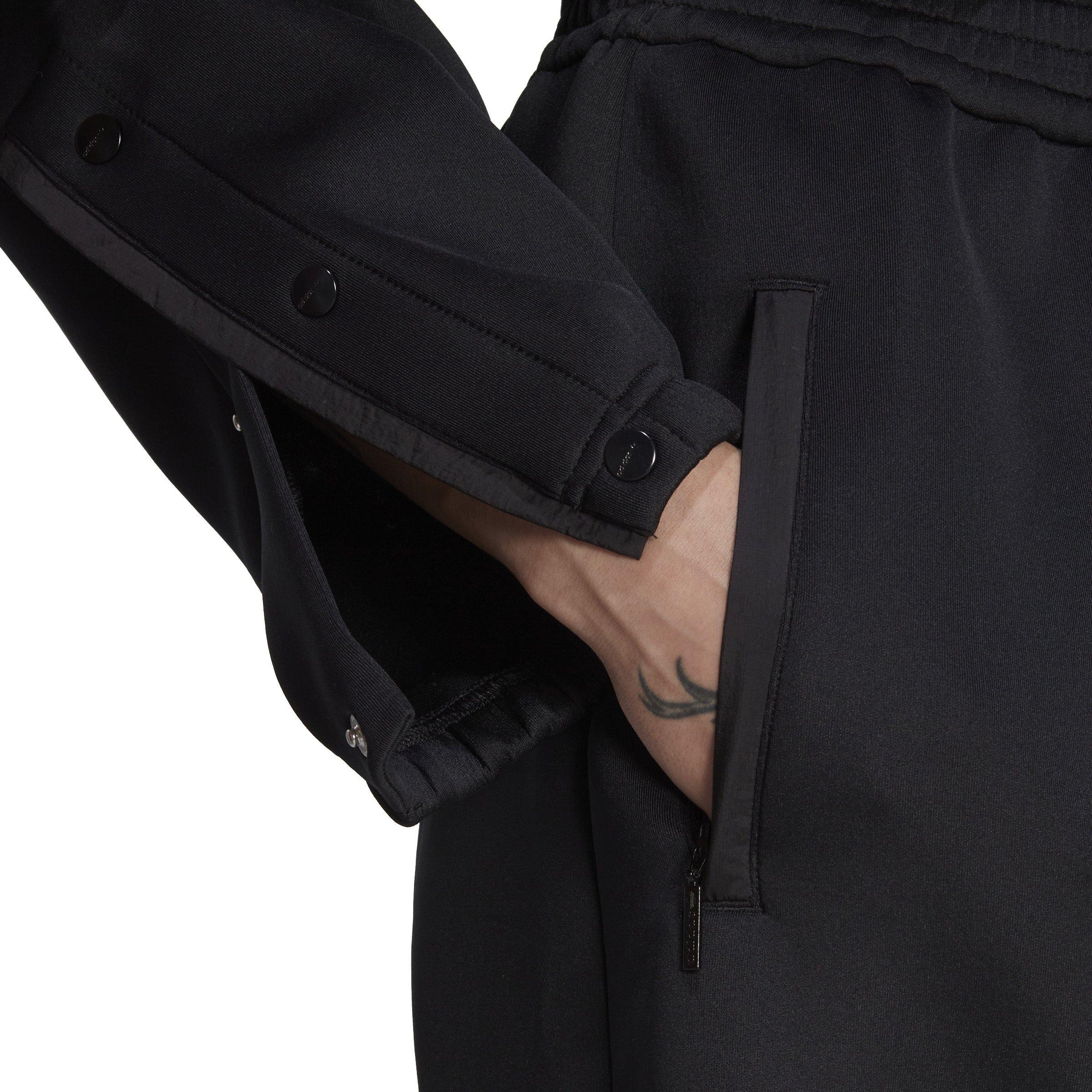 adidas Women's Spacer Nylon Jumpsuit-Black - BLACK Thumbnail View 4