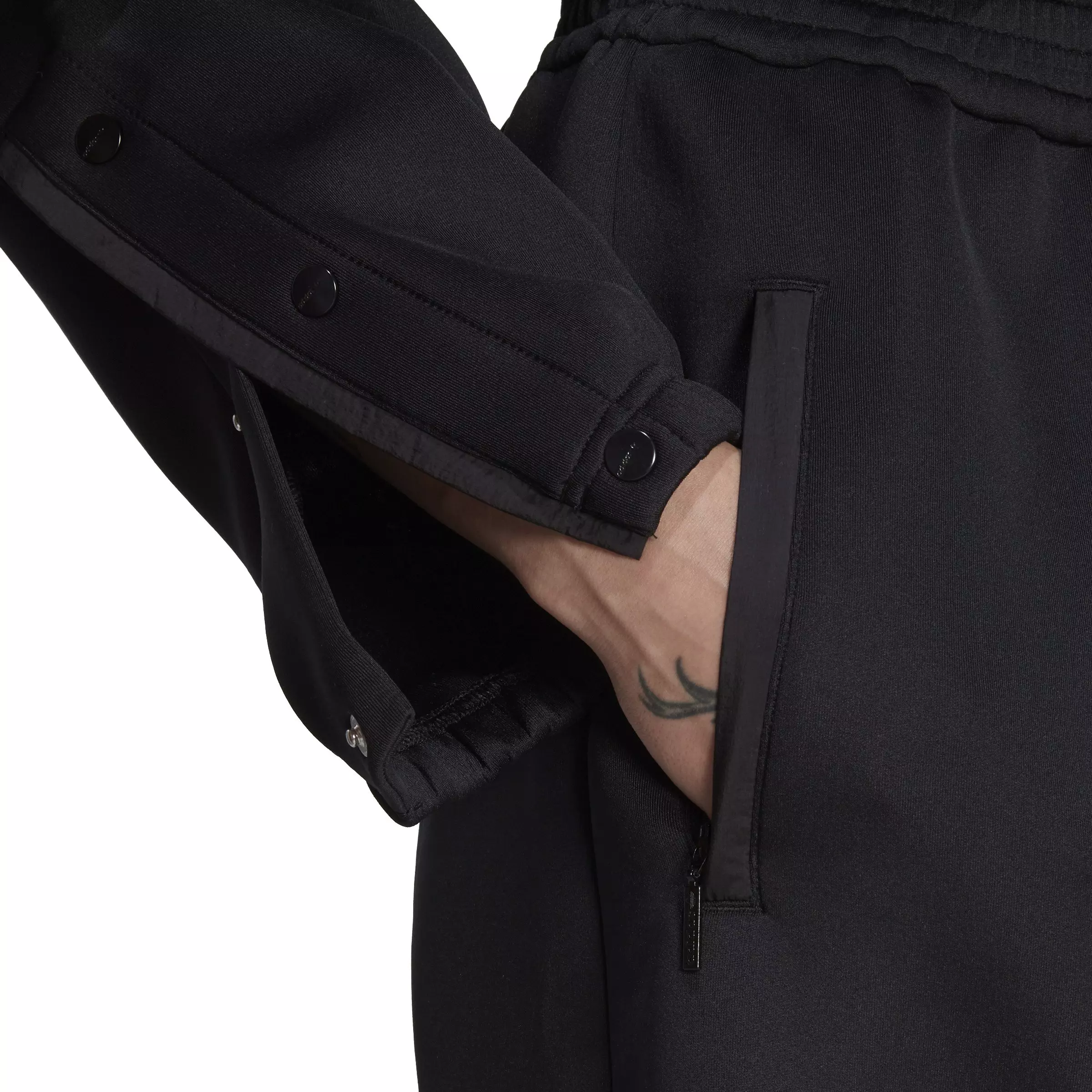 adidas Women's Spacer Nylon Jumpsuit-Black - BLACK