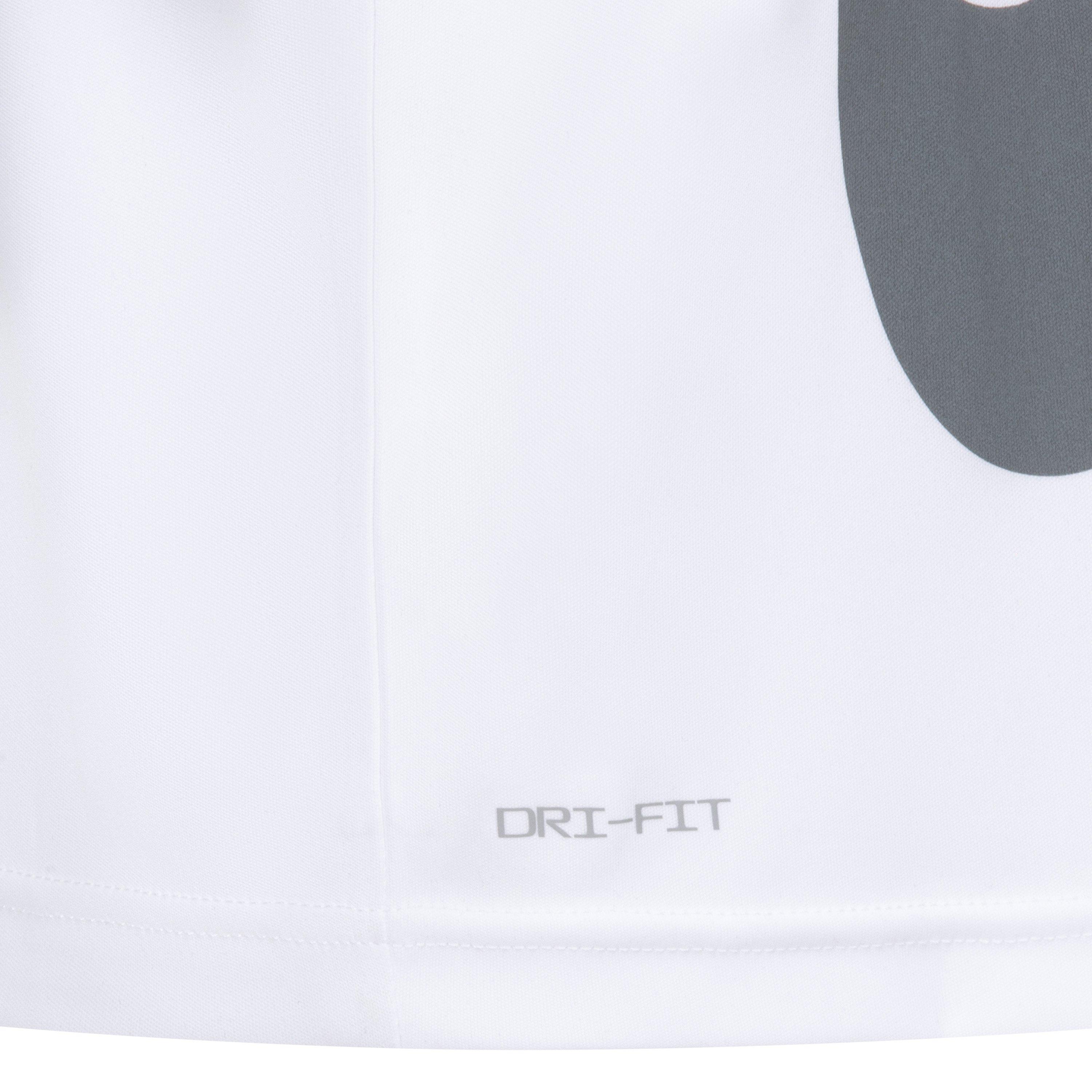 Nike Little Boys' Dri-FIT Futura Mesh 2-Piece Short Set - White/Navy - WHITE/NAVY Thumbnail View 13