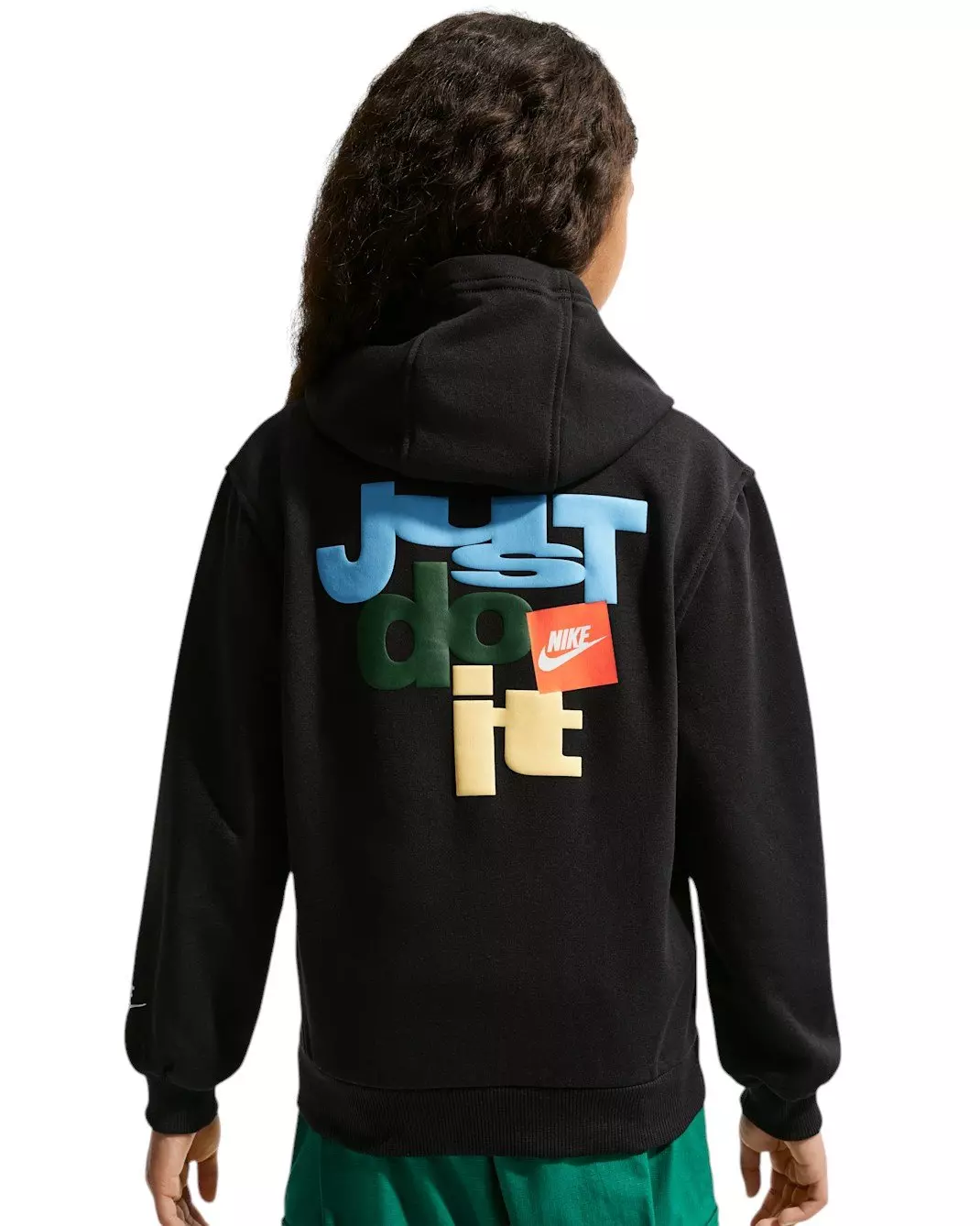 Nike Big Kids' Sportswear Club French Terry Hoodie - Black - BLACK