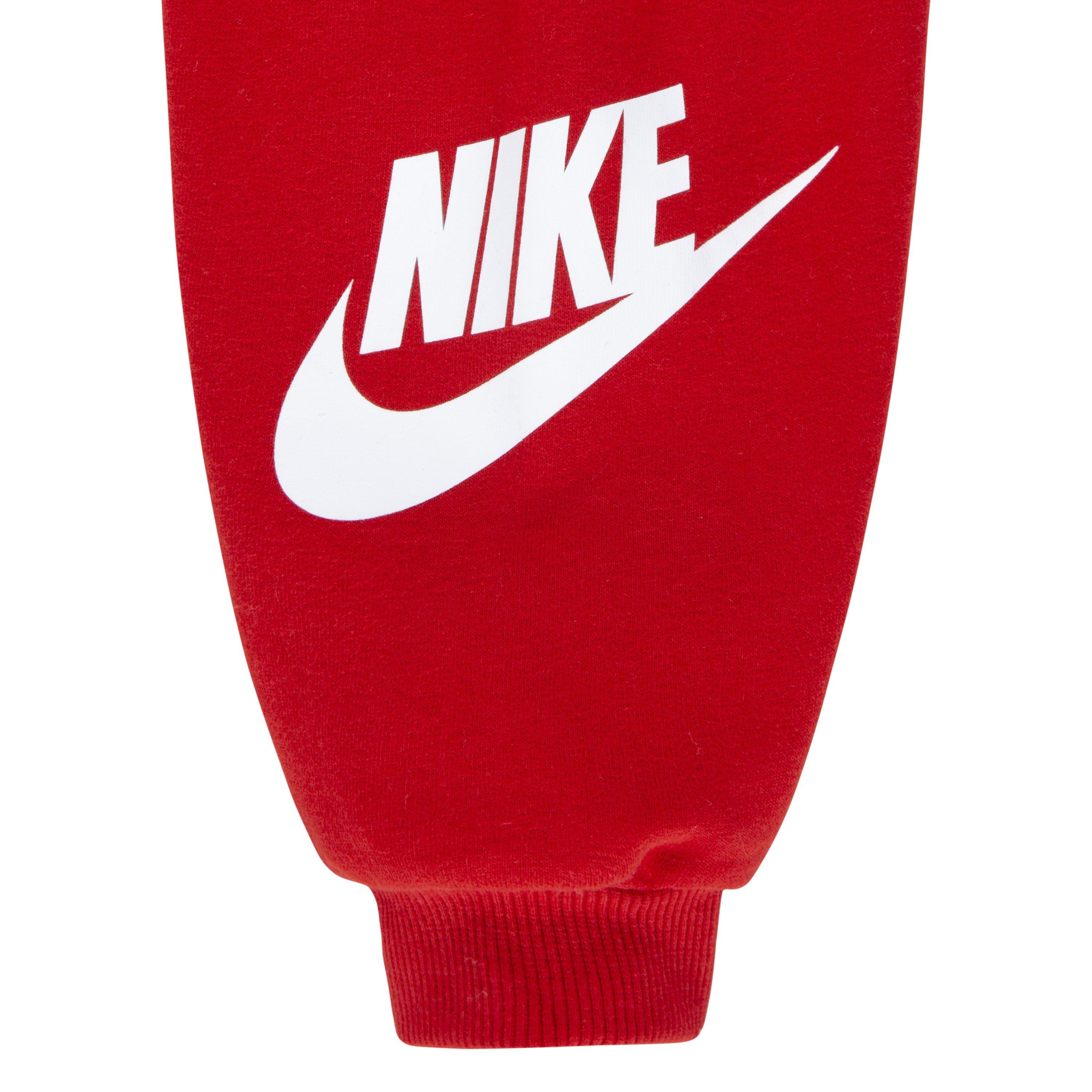 Nike Sportswear Club Fleece Infant Red Hoodie Set