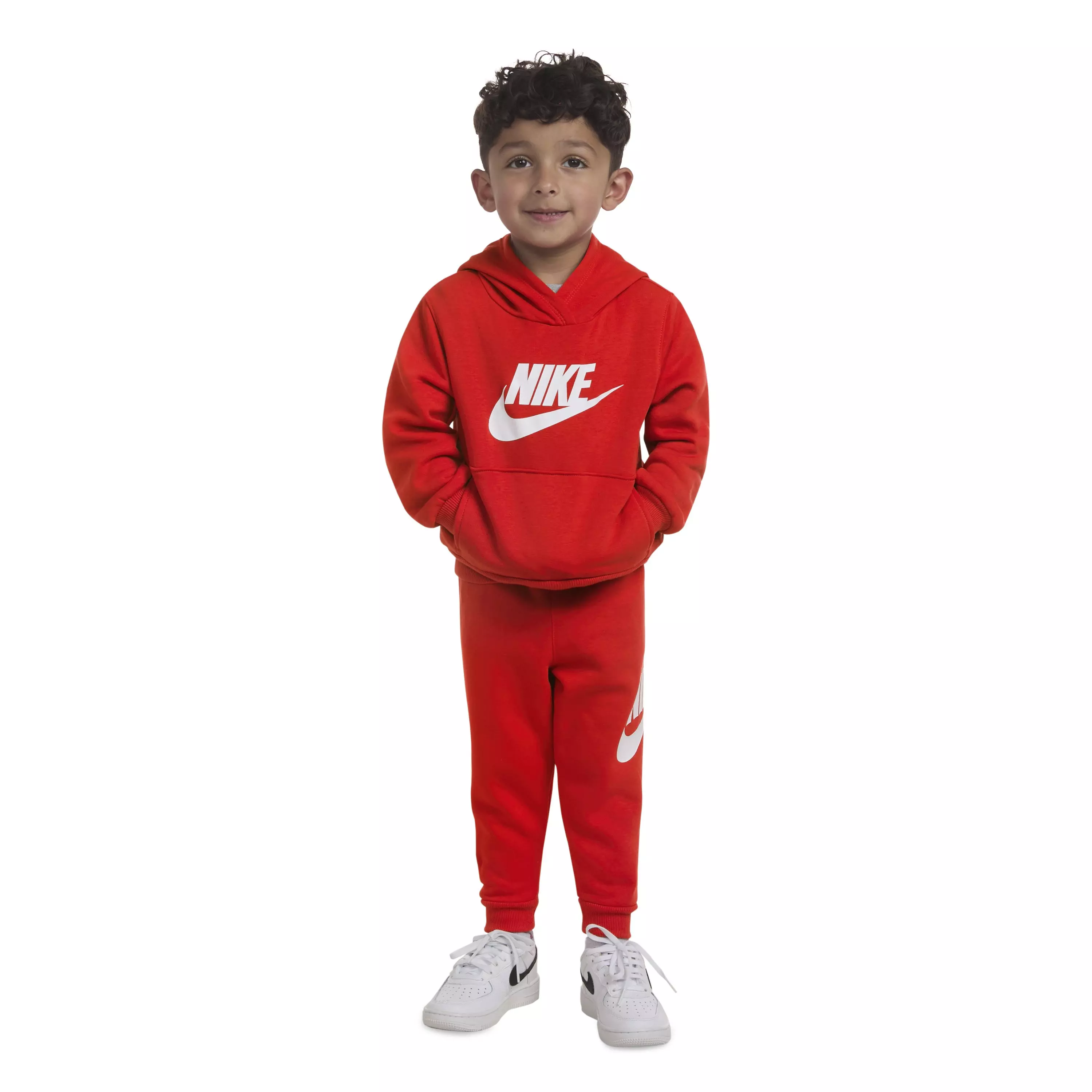 Nike Toddler Sportswear Club Fleece Hoodie Set - Red - RED