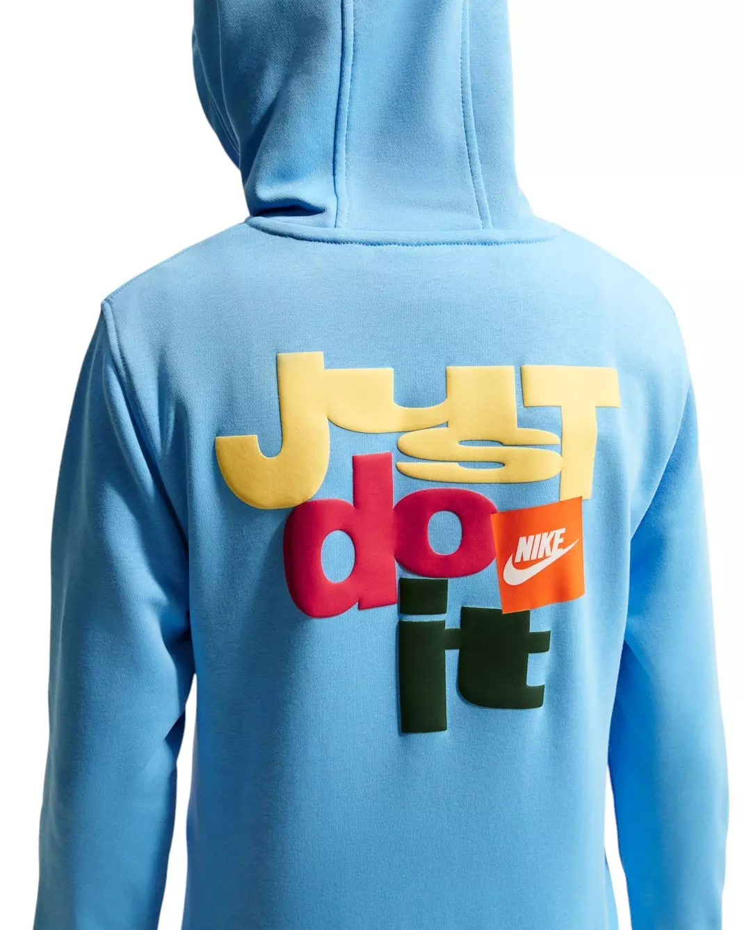 Nike Big Kids' Sportswear Club French Terry Hoodie - Football Blue - FOOTBALL BLUE
