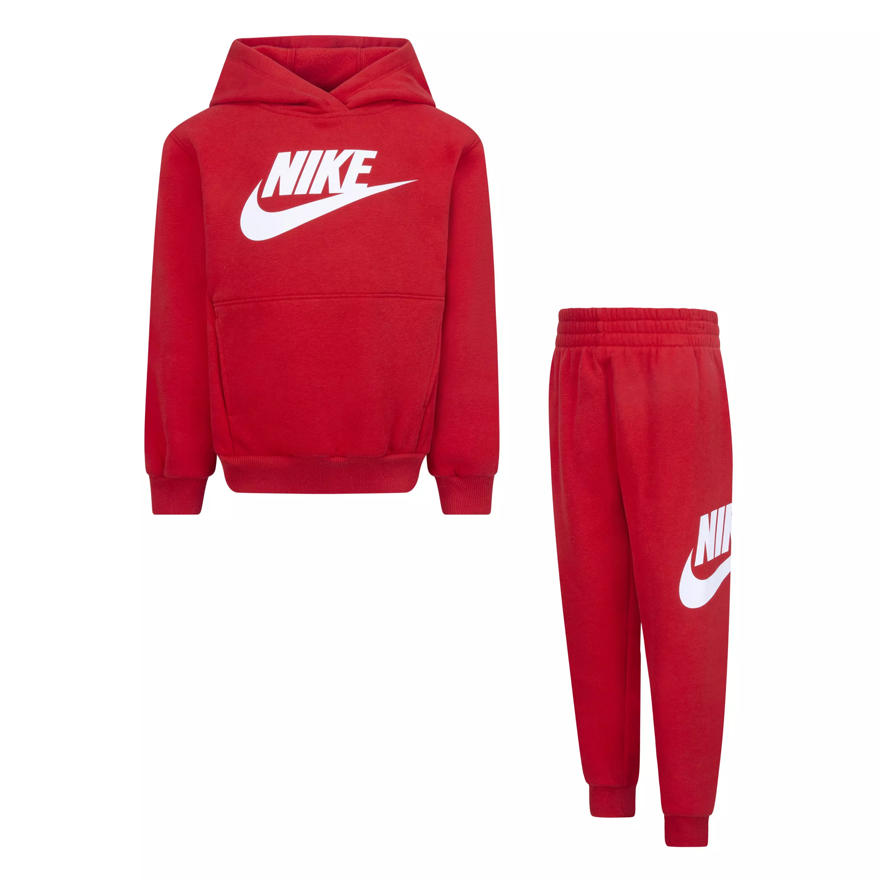Nike Little Kids' Sportswear Club Fleece Hoodie Set - Red - RED