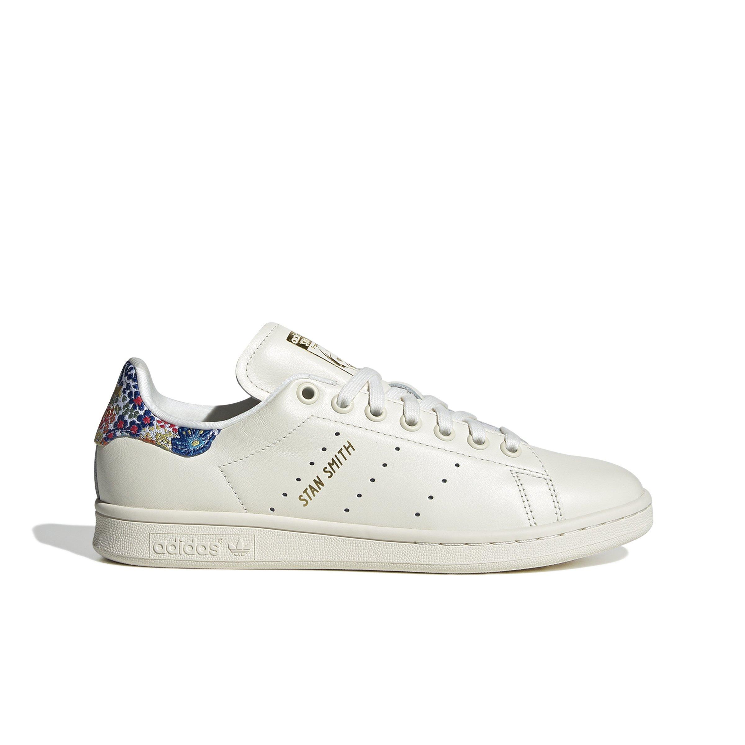 adidas Originals Stan Smith x Liberty London "Off White/Gold Metallic" Women's Shoe - OFF WHITE/GOLD Thumbnail View 1