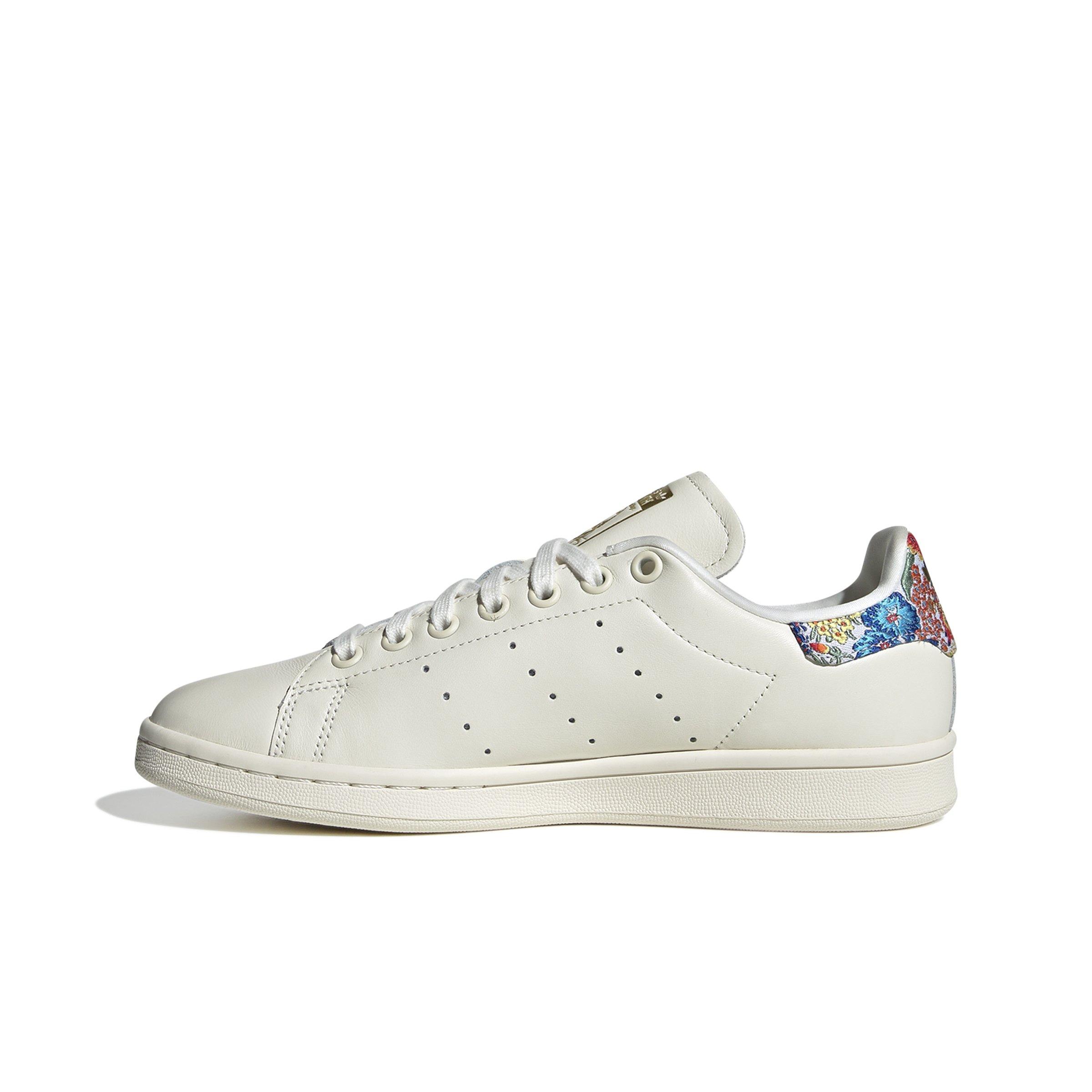 adidas Originals Stan Smith x Liberty London "Off White/Gold Metallic" Women's Shoe - OFF WHITE/GOLD Thumbnail View 2