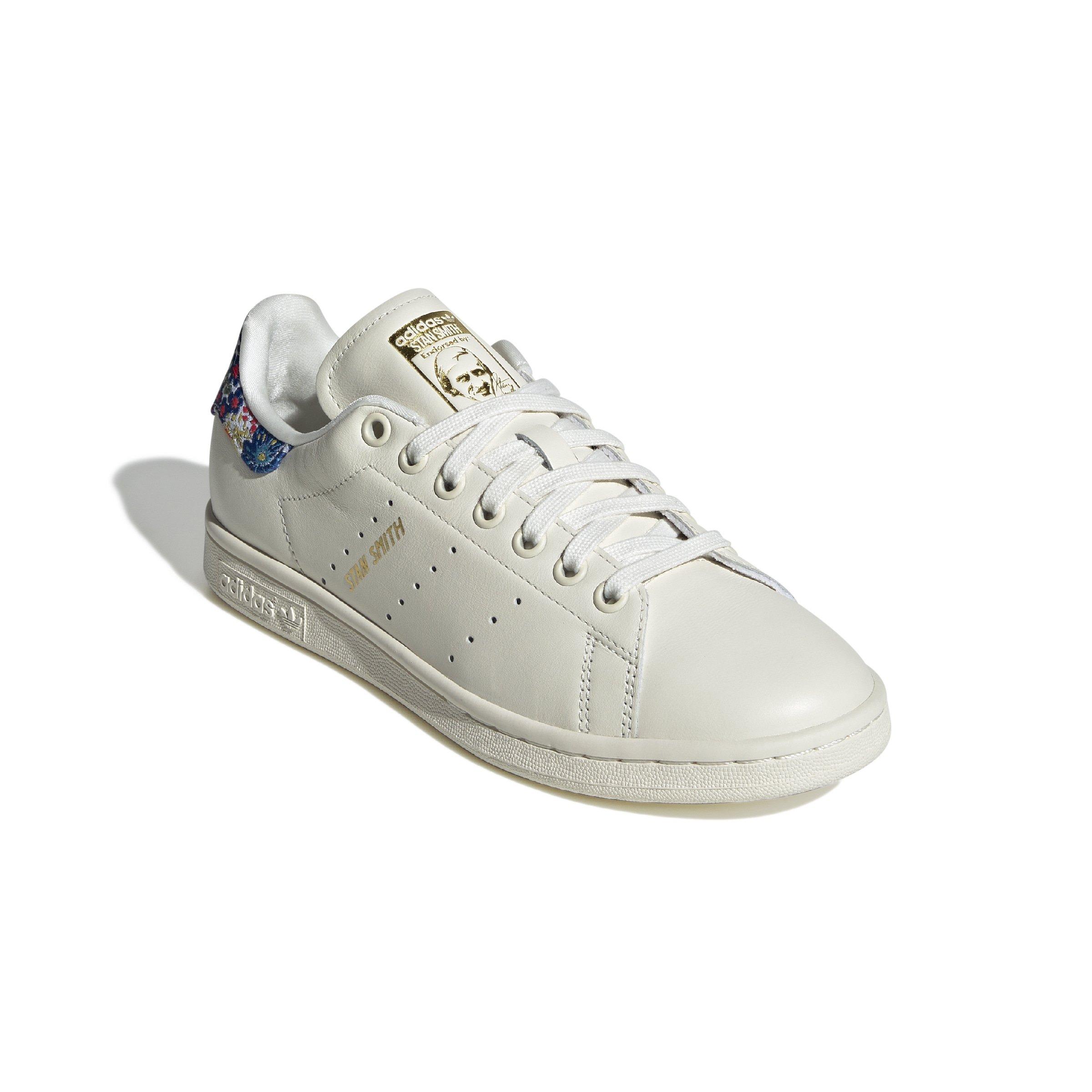 adidas Originals Stan Smith x Liberty London "Off White/Gold Metallic" Women's Shoe - OFF WHITE/GOLD Thumbnail View 3