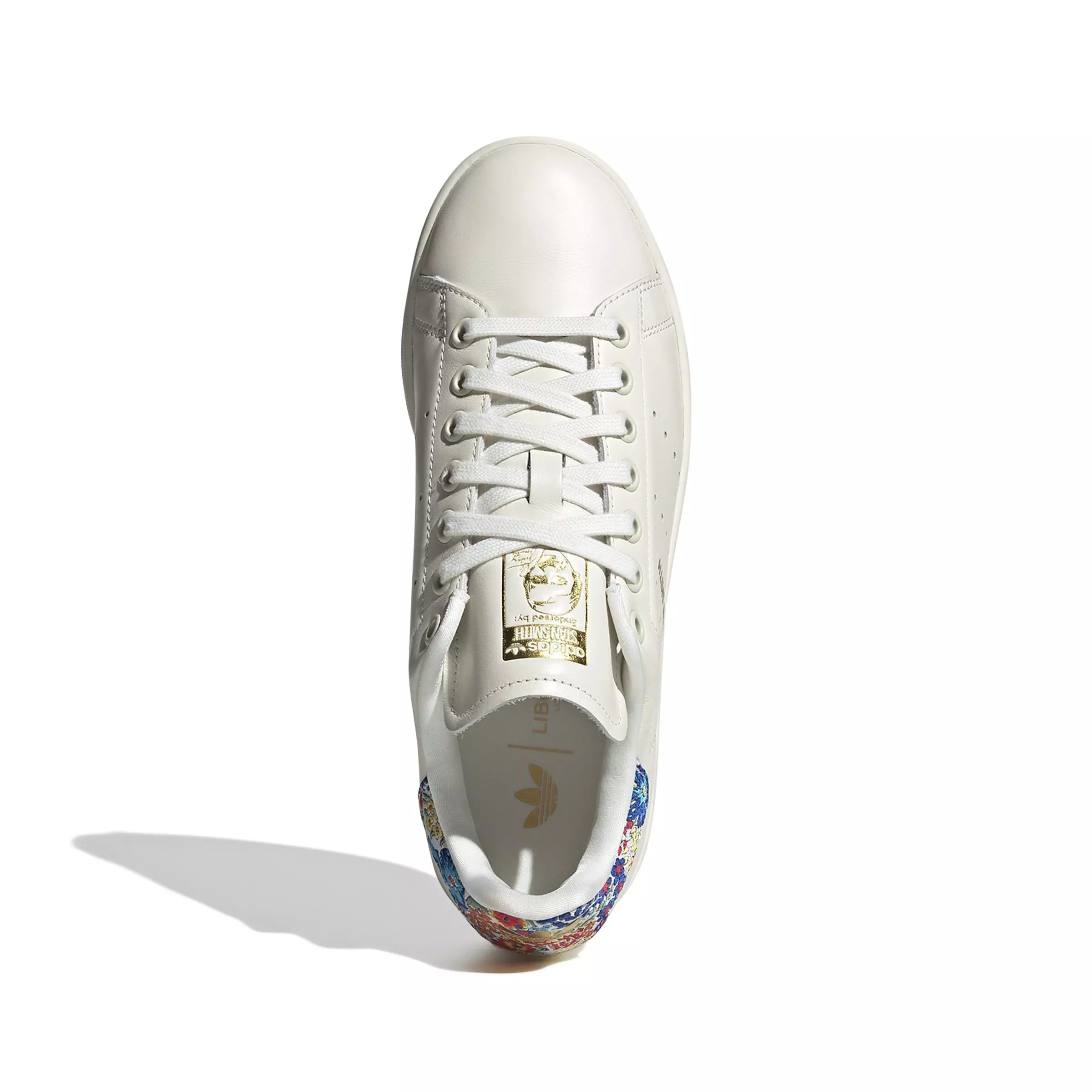 adidas Originals Stan Smith x Liberty London "Off White/Gold Metallic" Women's Shoe - OFF WHITE/GOLD