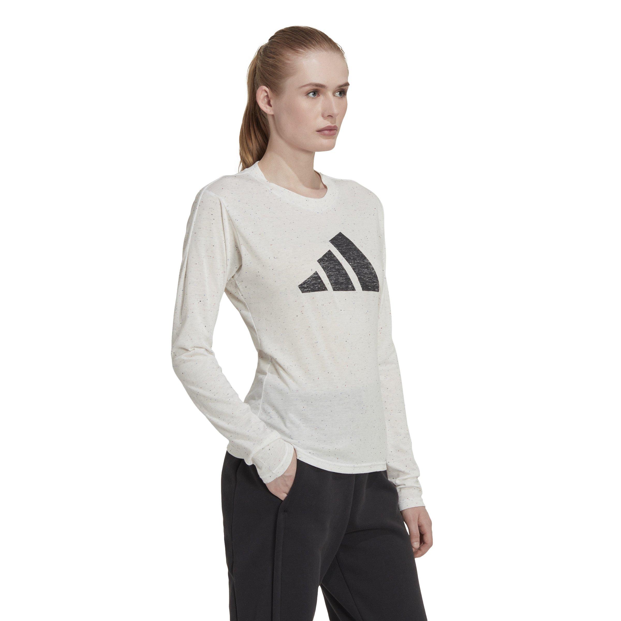adidas Women's Future Icons Winners 3.0 Long-Sleeve Tee-White - Hibbett |  City Gear