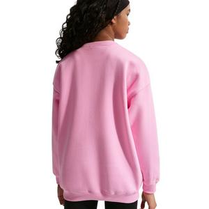 Nike Big Girls' Sportswear Studio Oversized Crewneck Sweatshirt - Pink - PINK