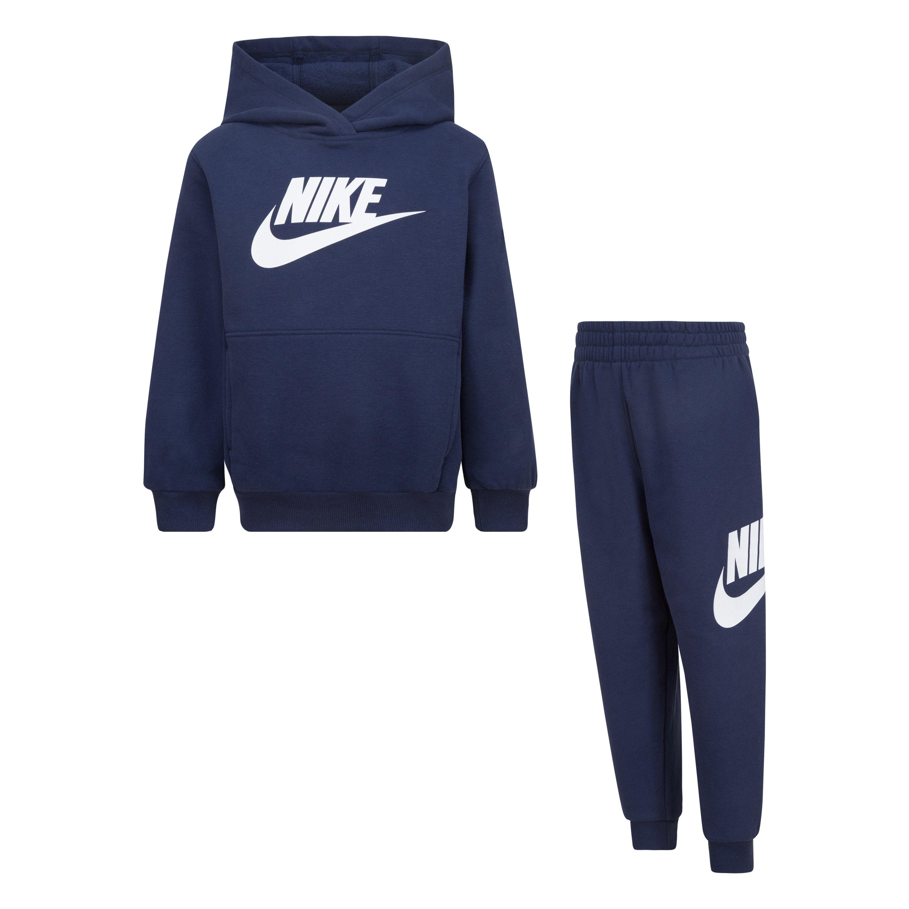 Nike Little Kids' Sportswear Club Fleece Hoodie Set - Navy - NAVY Thumbnail View 1