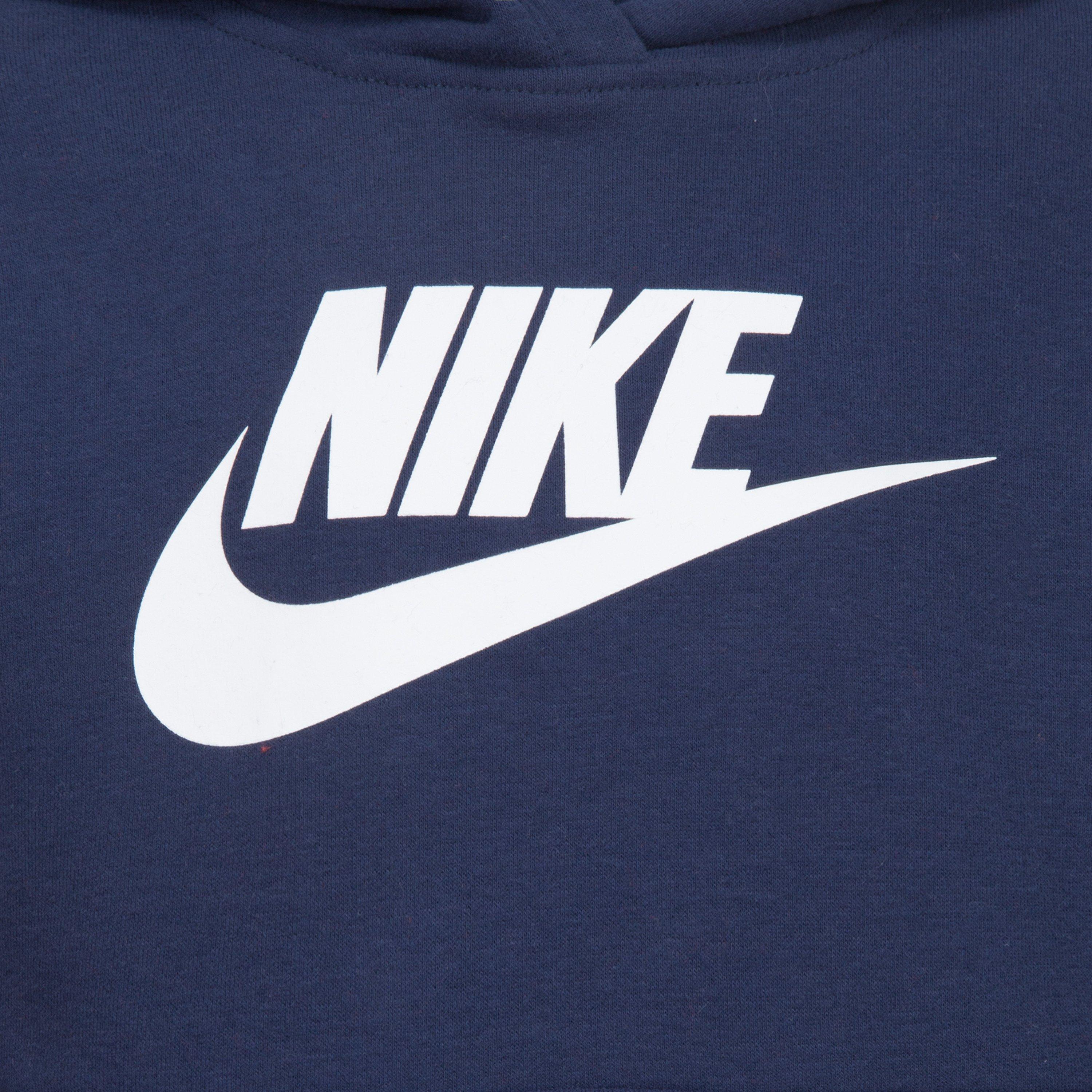 Nike Sportswear Club Fleece Little Kids' Navy Hoodie Set