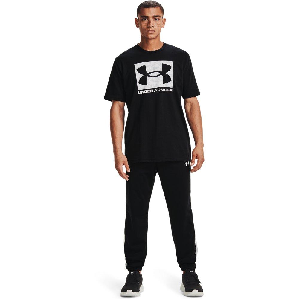 Under Armour Men's ABC Camo Boxed Logo Tee - Black - BLACK Thumbnail View 3