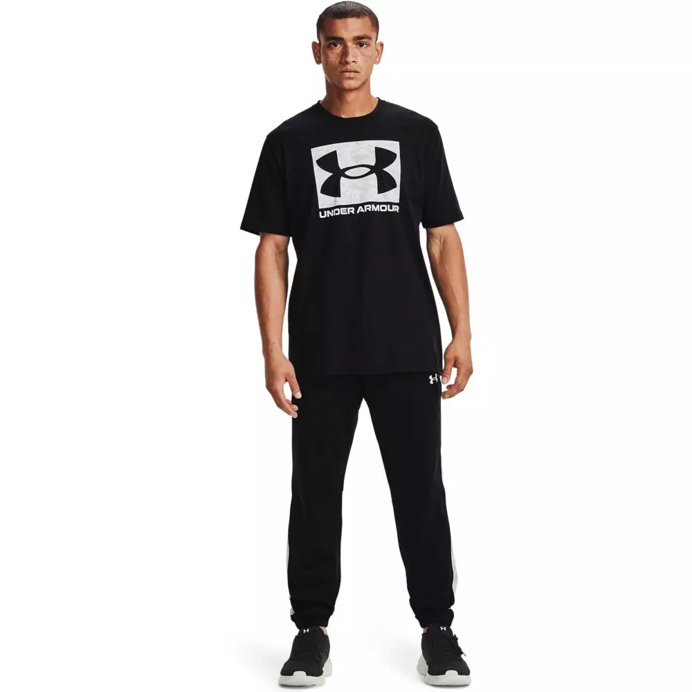 Under Armour Men's ABC Camo Boxed Logo Tee - Black - BLACK