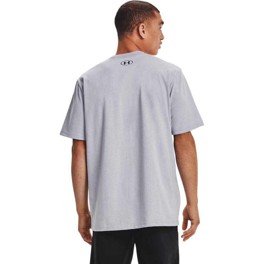Under Armour Men's ABC Camo Boxed Logo Tee - Black - LT GREY Thumbnail View 2