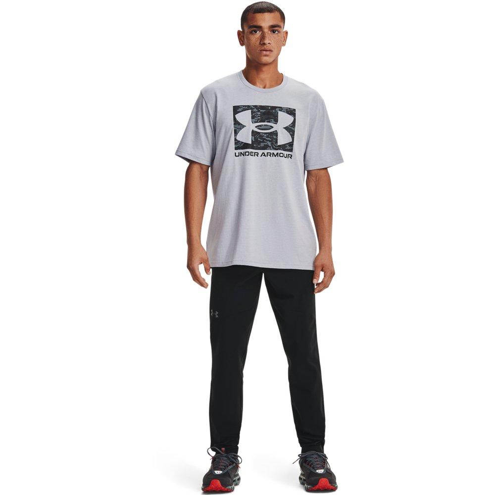 Under Armour Men's ABC Camo Boxed Logo Tee - Black - LT GREY Thumbnail View 3