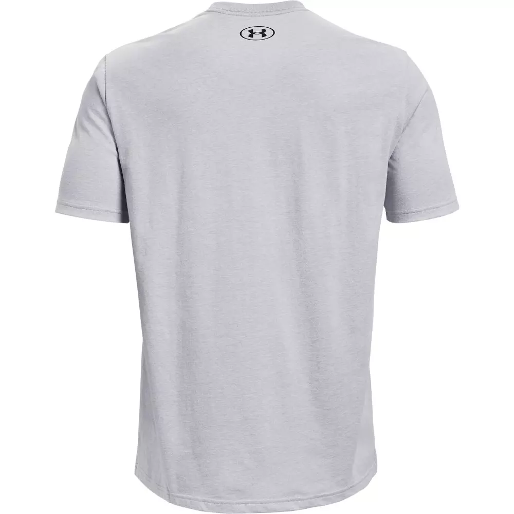 Under Armour Men's ABC Camo Boxed Logo Tee - Black - LT GREY