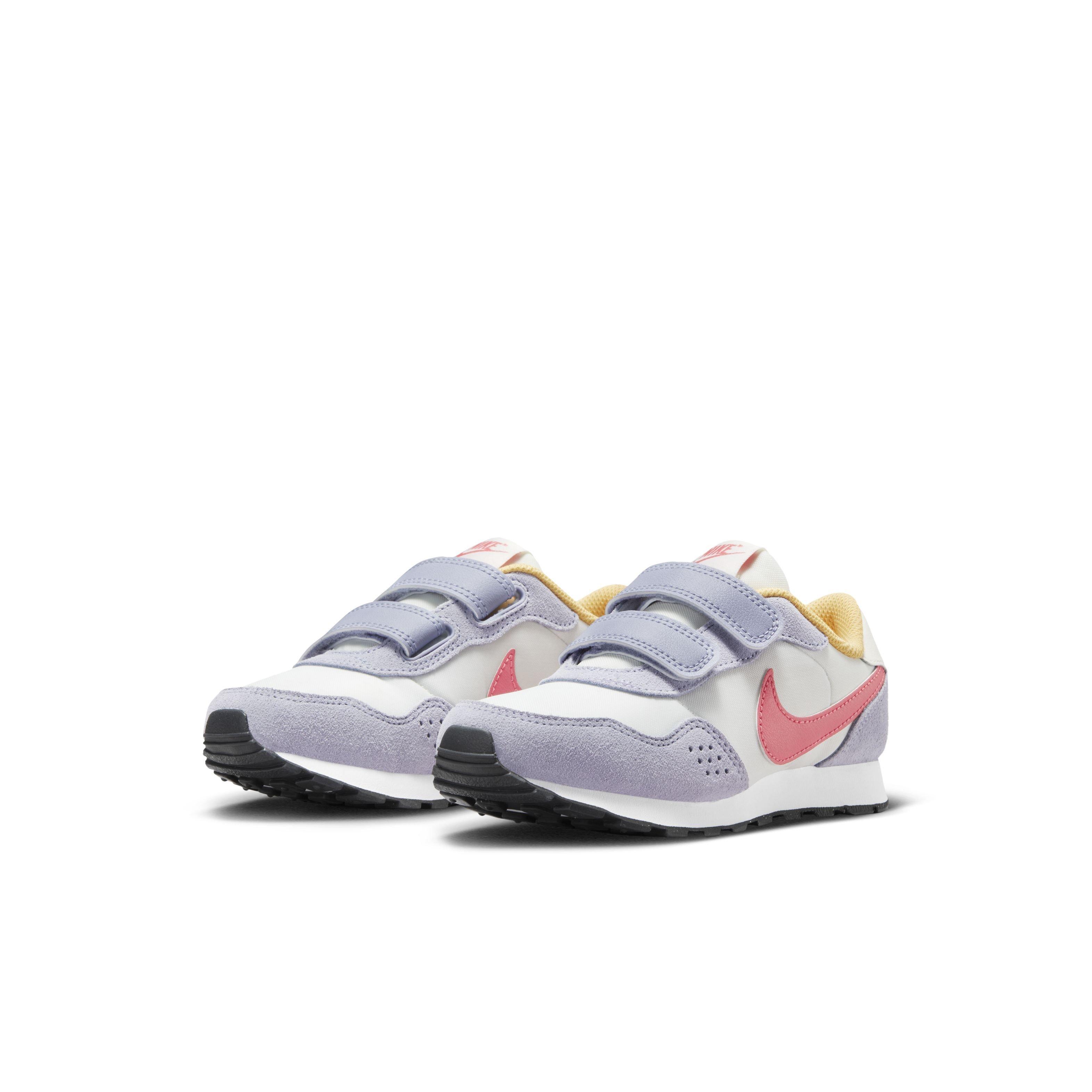 Nike MD Valiant "Indigo Haze/Sail/Topaz Gold/Sea Coral" Preschool Girls' Shoe - INDIGO/SAIL/TOPAZ/CORAL Thumbnail View 3