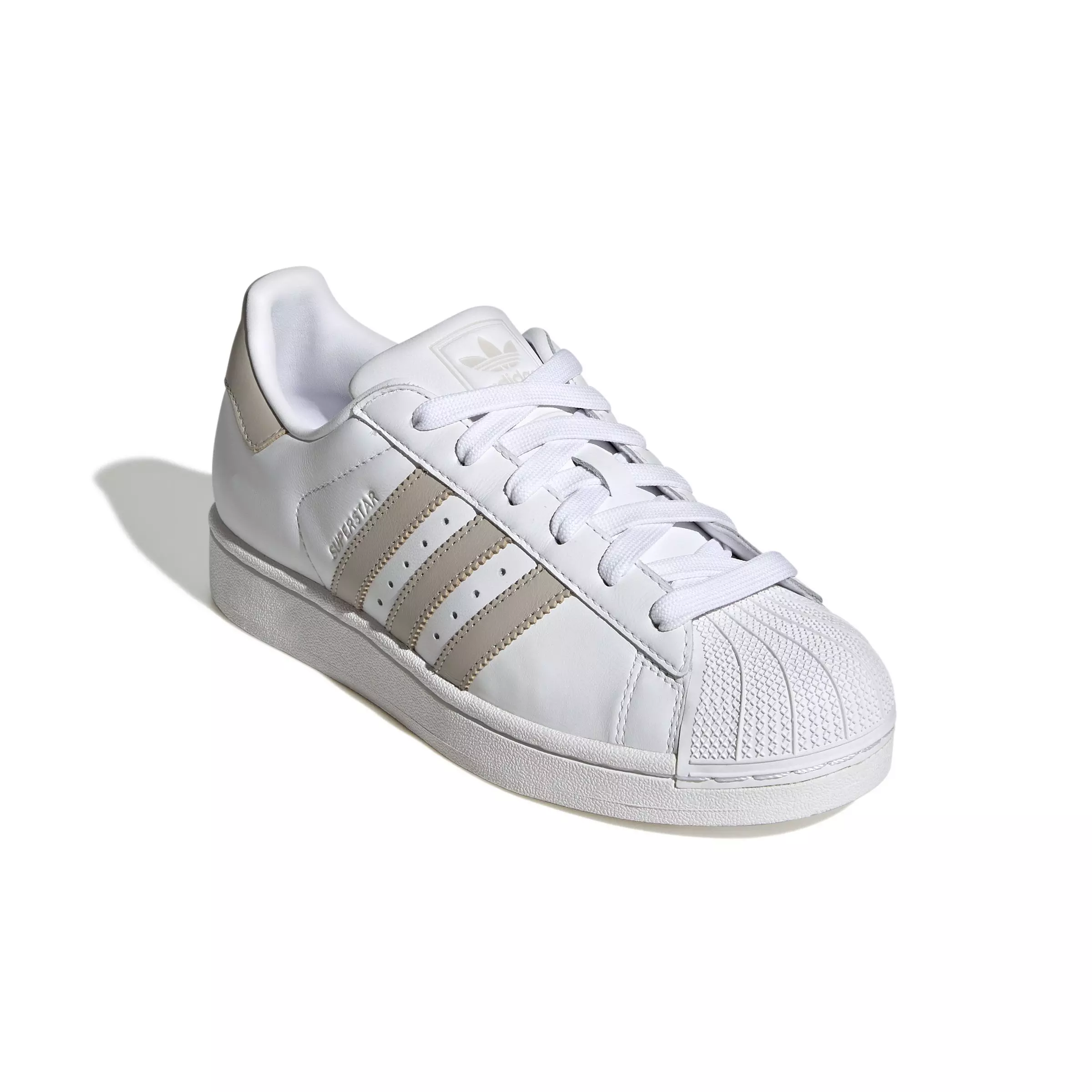 adidas Originals Superstar II "Ftwr White/Wonder Beige/Alumina" Women's Shoe - WHITE/BEIGE/ALUMINA