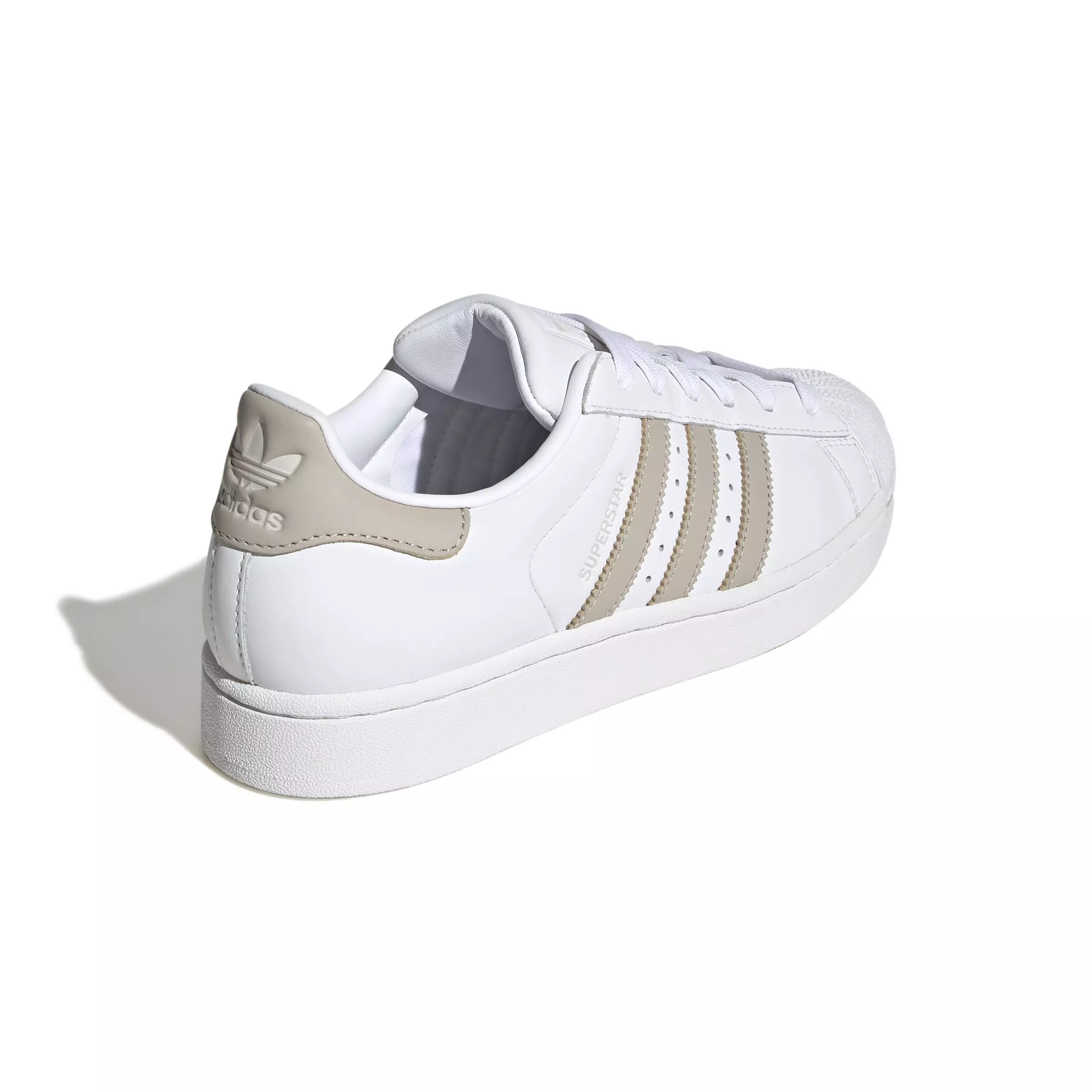 adidas Originals Superstar II "Ftwr White/Wonder Beige/Alumina" Women's Shoe - WHITE/BEIGE/ALUMINA