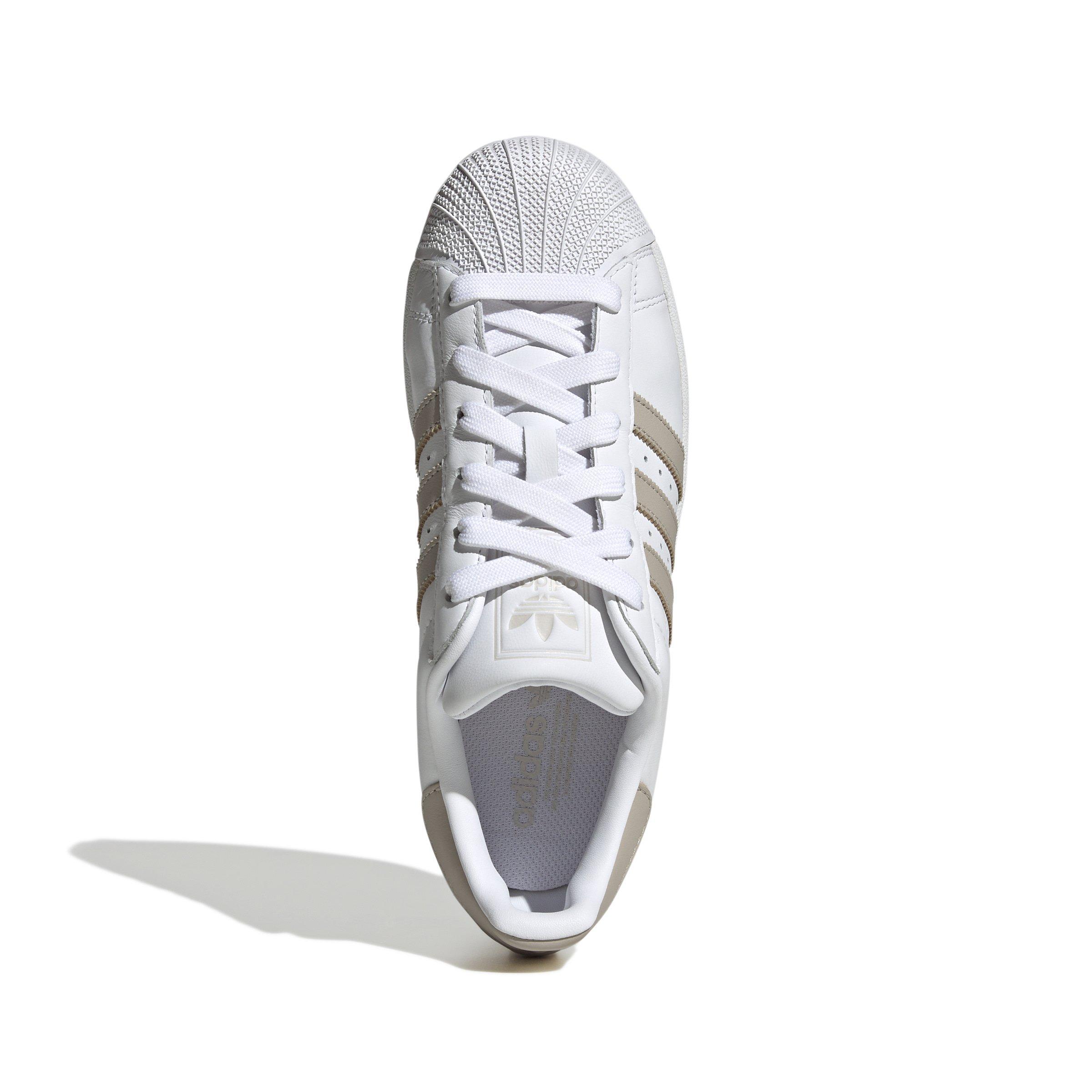 adidas Originals Superstar II "Ftwr White/Wonder Beige/Alumina" Women's Shoe - WHITE/BEIGE/ALUMINA Thumbnail View 5