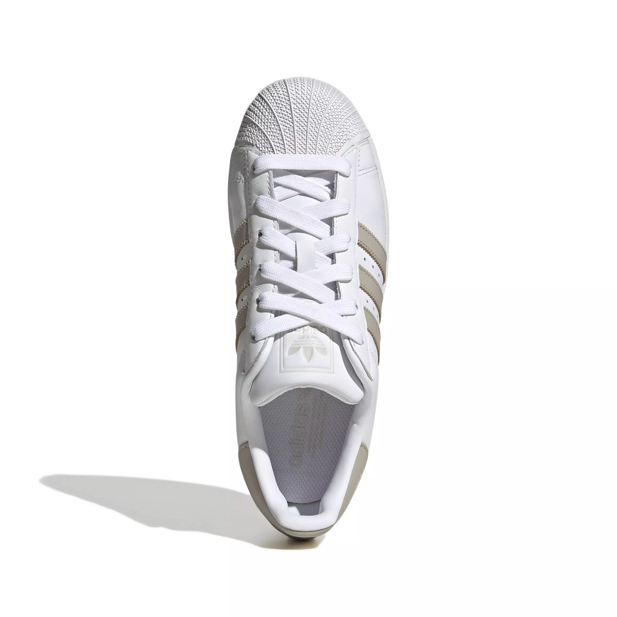adidas Originals Superstar II "Ftwr White/Wonder Beige/Alumina" Women's Shoe - WHITE/BEIGE/ALUMINA